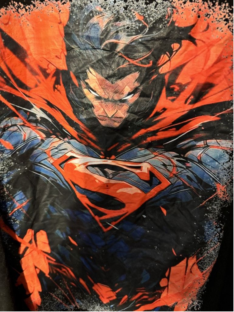 DC Comics Superman T-Shirt Men Sz XXL Black DC Comics Size US XXL / EU 58 / 5 - 4 Thumbnail