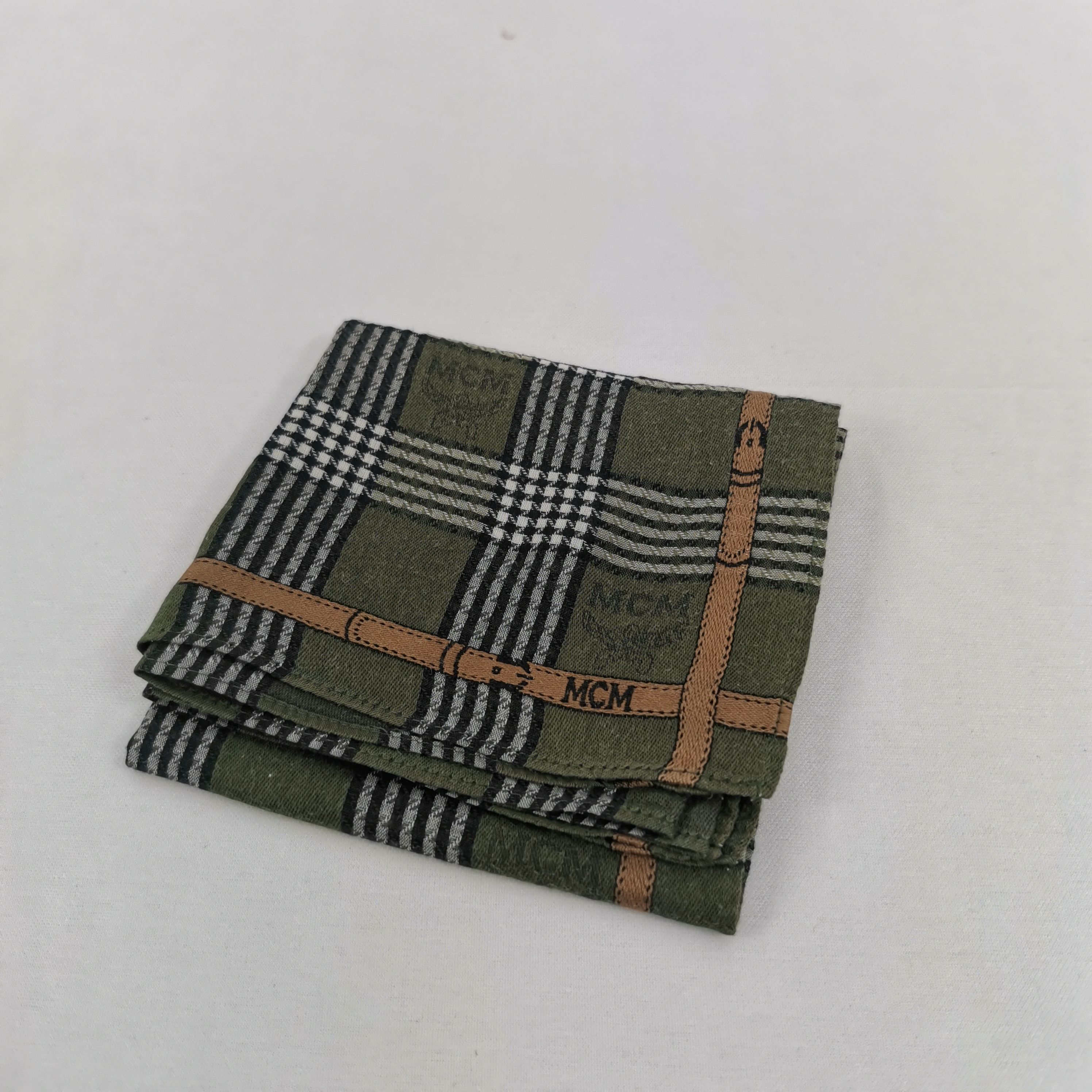MCM Vintage MCM Handkerchief Bandana Pocket Square Size ONE SIZE - 4 Thumbnail
