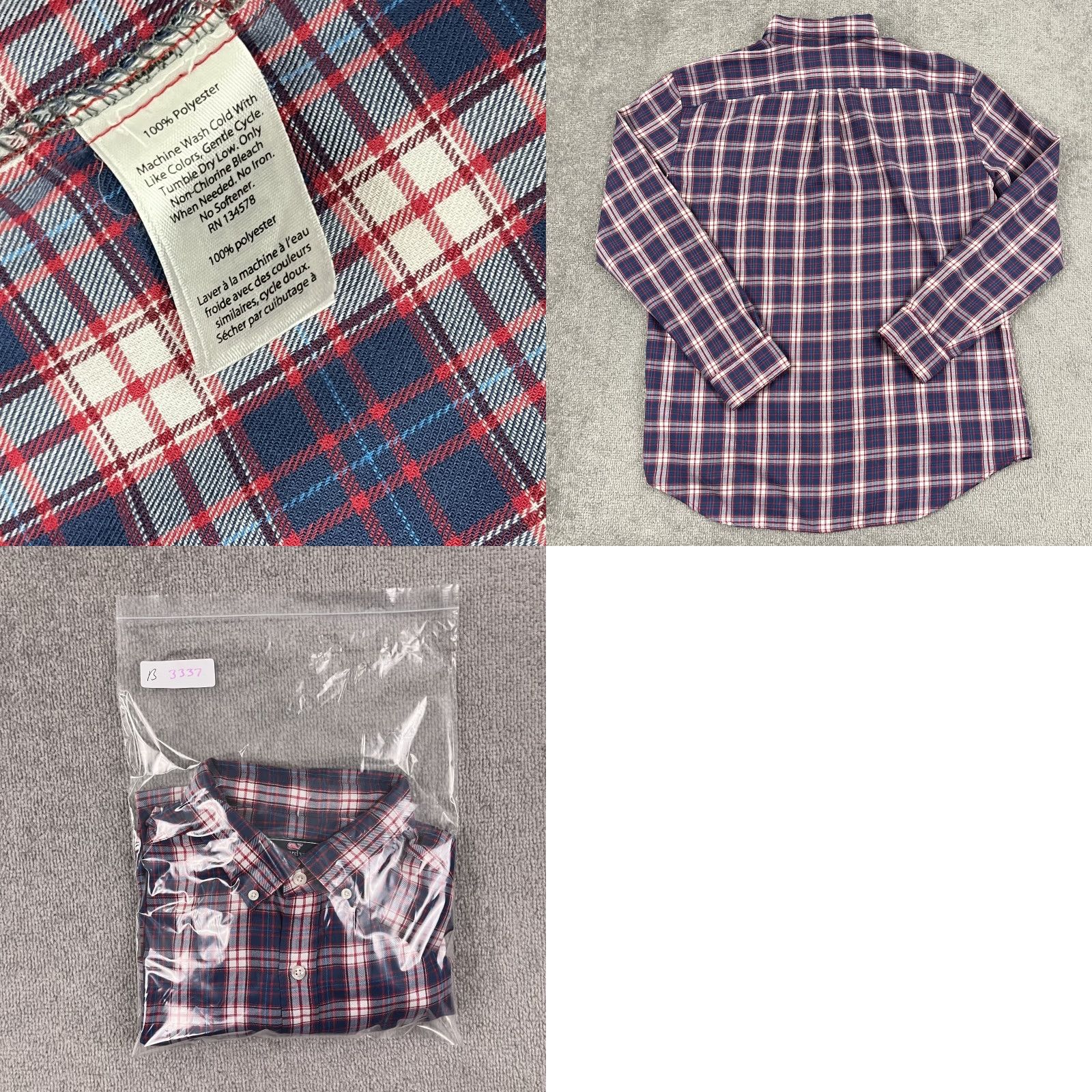 Vineyard Vines Vineyard Vines Tucker Shirt Mens XL Classic Plaid Button-Down, Button-Up, Preppy, Casual, Workwear, All Seasons, Multicolor, Cotton, Classic Fit Size US XL / EU 56 / 4 - 8 Thumbnail