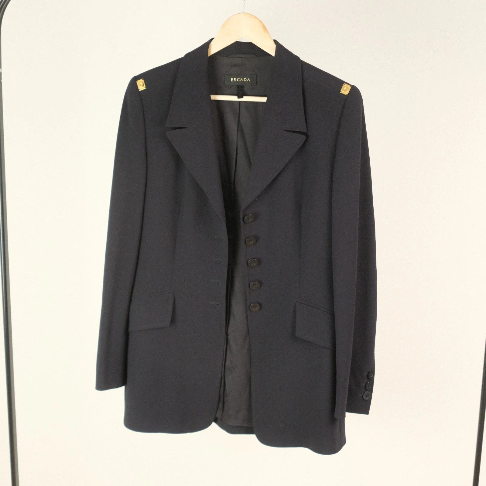 Escada Rare Vintage Escada Wool 3 Piece Suit Size S Size 26" / US 2 / IT 38 - 5 Thumbnail