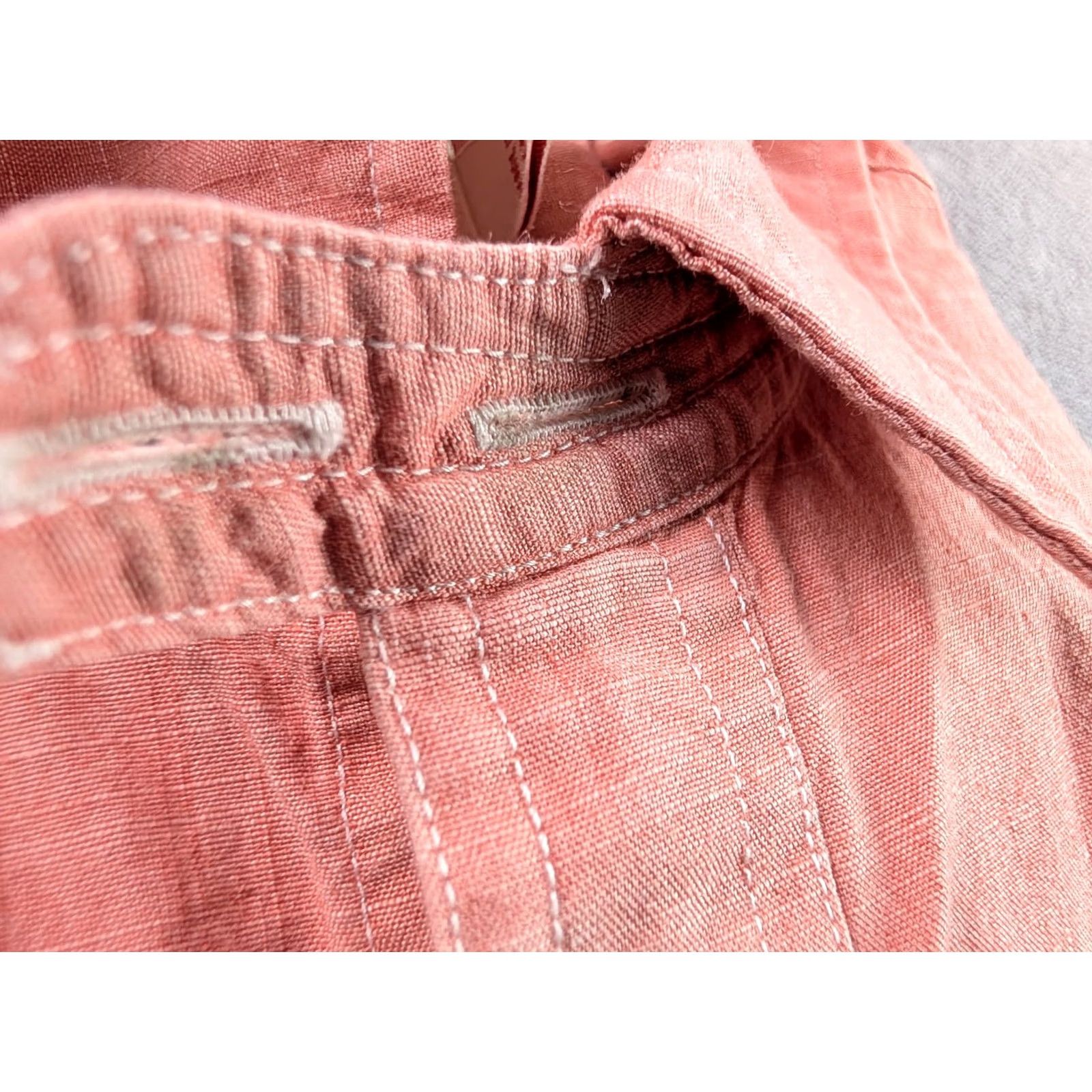 Brooks Brothers Brooks Brothers Shirt Men's L Red Cotton Chambray Pockets Button Up Long Sleeve Size US L / EU 52-54 / 3 - 6 Thumbnail