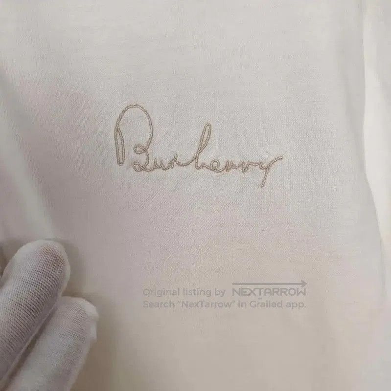 Burberry Burberry White Cotton Long Sleeve Polo Shirt. Size US M / EU 48-50 / 2 - 4 Thumbnail