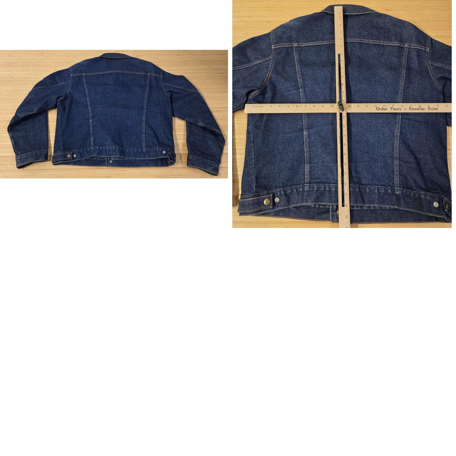 Vintage VINTAGE Saddle King Western Jacket Mens 46 Regular Blue Denim Trucker Made USA Size US S / EU 44-46 / 1 - 8 Thumbnail