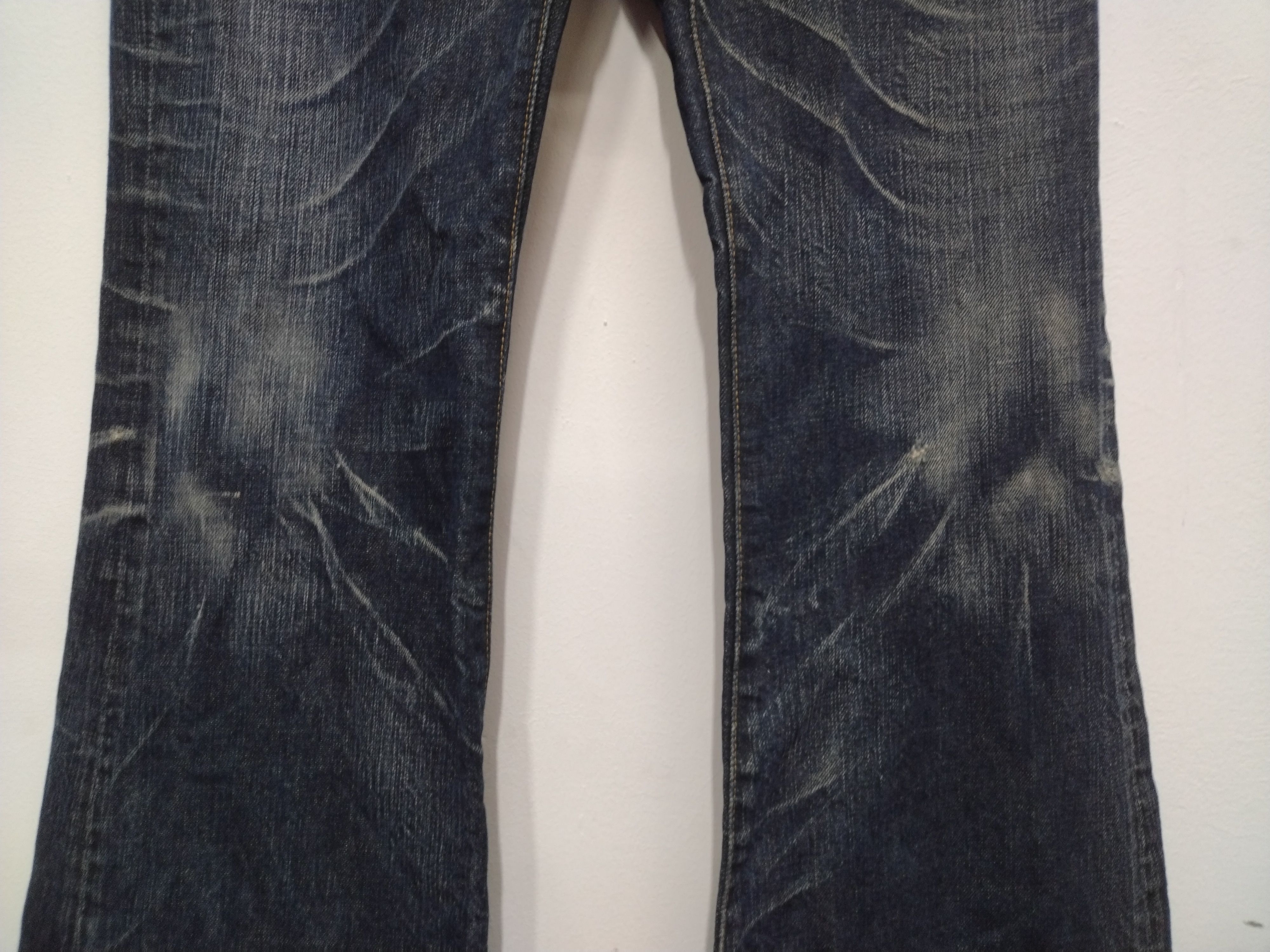 Justin Marvelous awesome Distressed like new Justin BOOT CUT jeans Size US 34 / EU 50 - 12 Thumbnail
