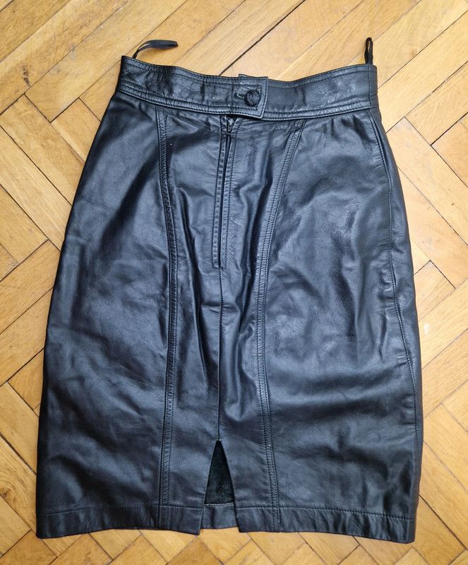 If Six Was Nine × Vintage Leather mini skirt Size 25" / US 0 / IT 36 - 2 Thumbnail