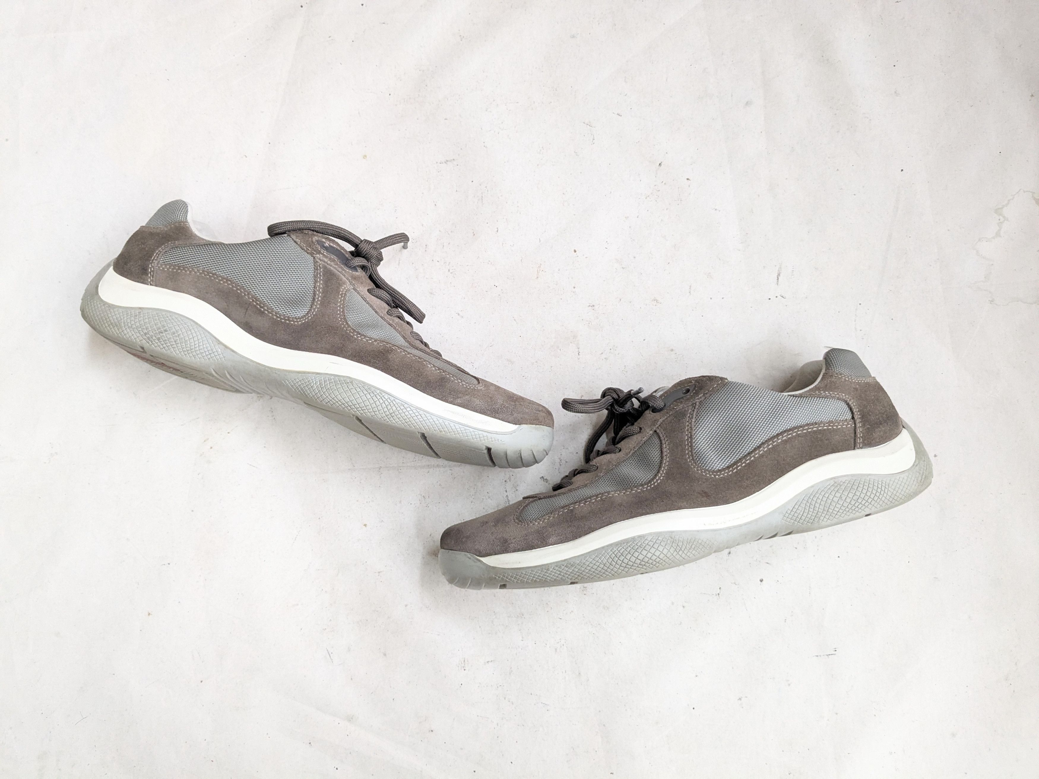 Prada Prada America's Cup Gray Suede 10 Low Top Size US 10 / EU 43 - 1 Thumbnail