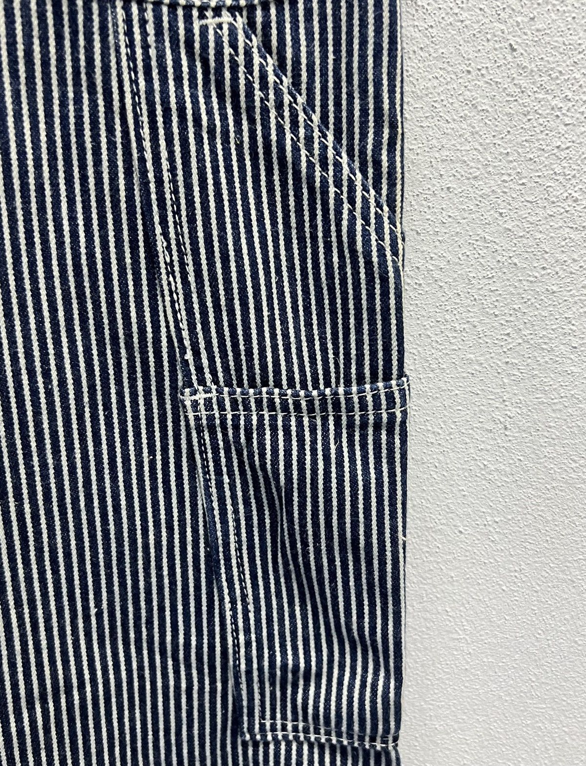 Japanese Brand × Vintage Vintage Vicerer Striped Denim Overalls - Size M Size US 31 - 14 Thumbnail
