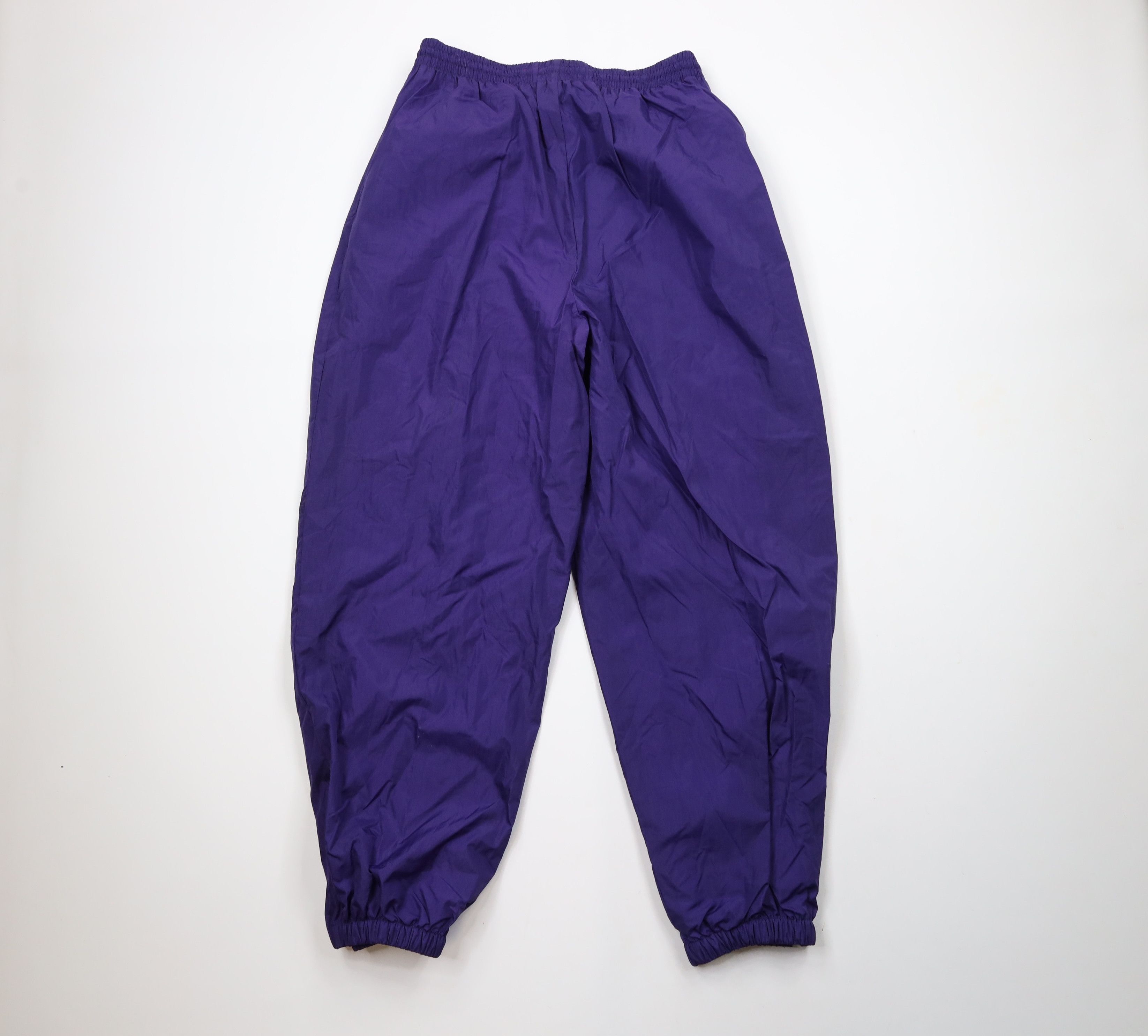 Vintage Vintage 90s Streetwear Blank Lined Windbreaker Joggers Pants Size US 36 / EU 52 - 10 Thumbnail