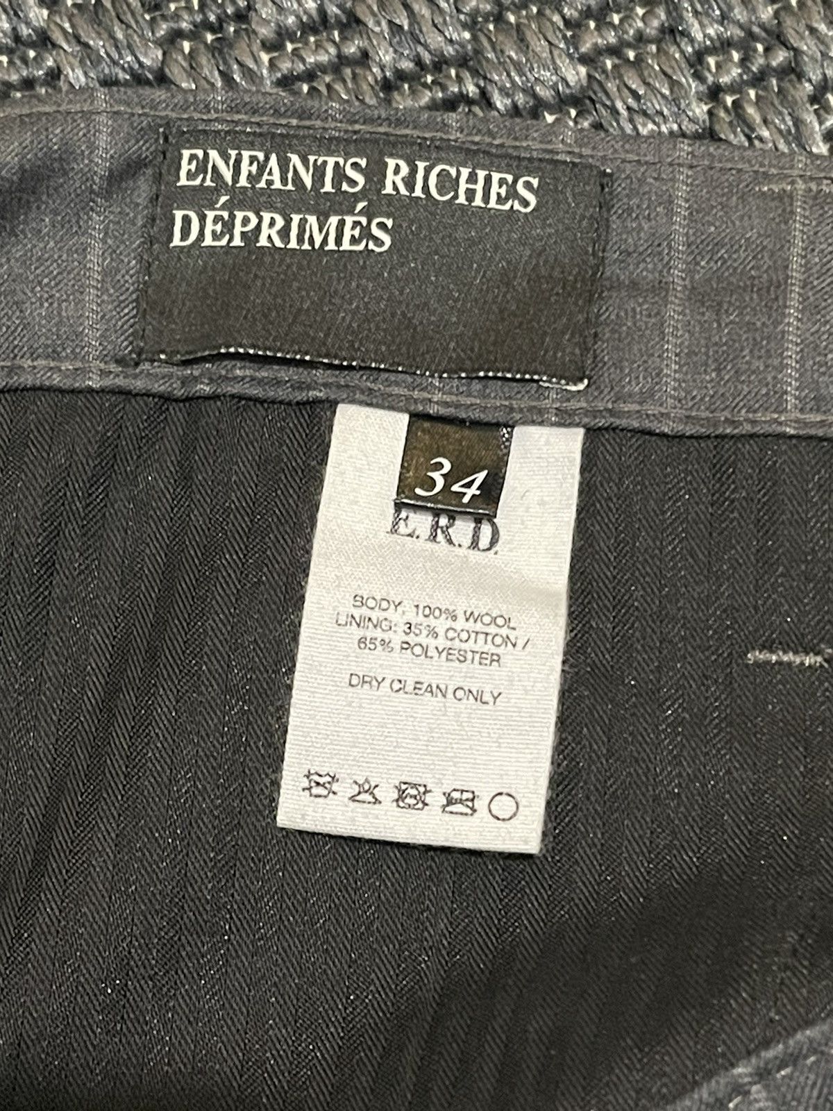 Enfants Riches Deprimes Enfants Riches Deprimes Mona Lisa Trousers Size US 34 / EU 50 - 7 Thumbnail