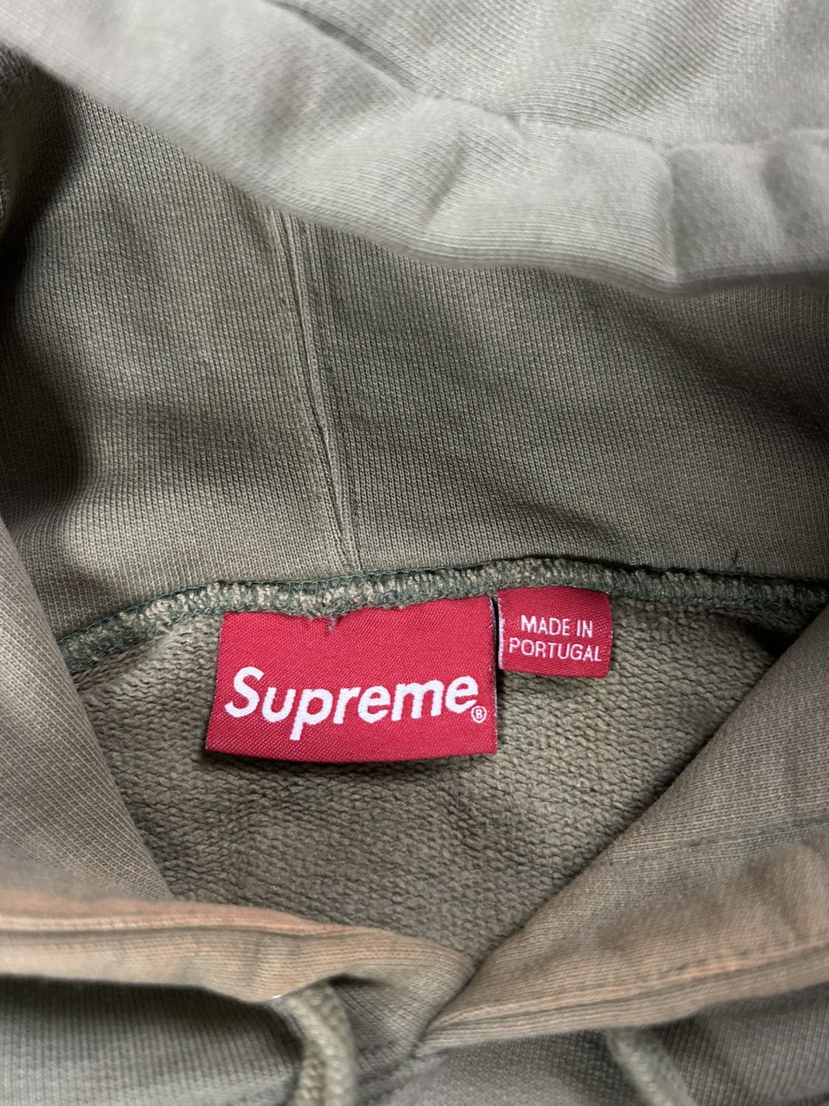 Supreme Supreme hoodie chainstitch Picasso FW18 Olive green Size US M / EU 48-50 / 2 - 4 Thumbnail