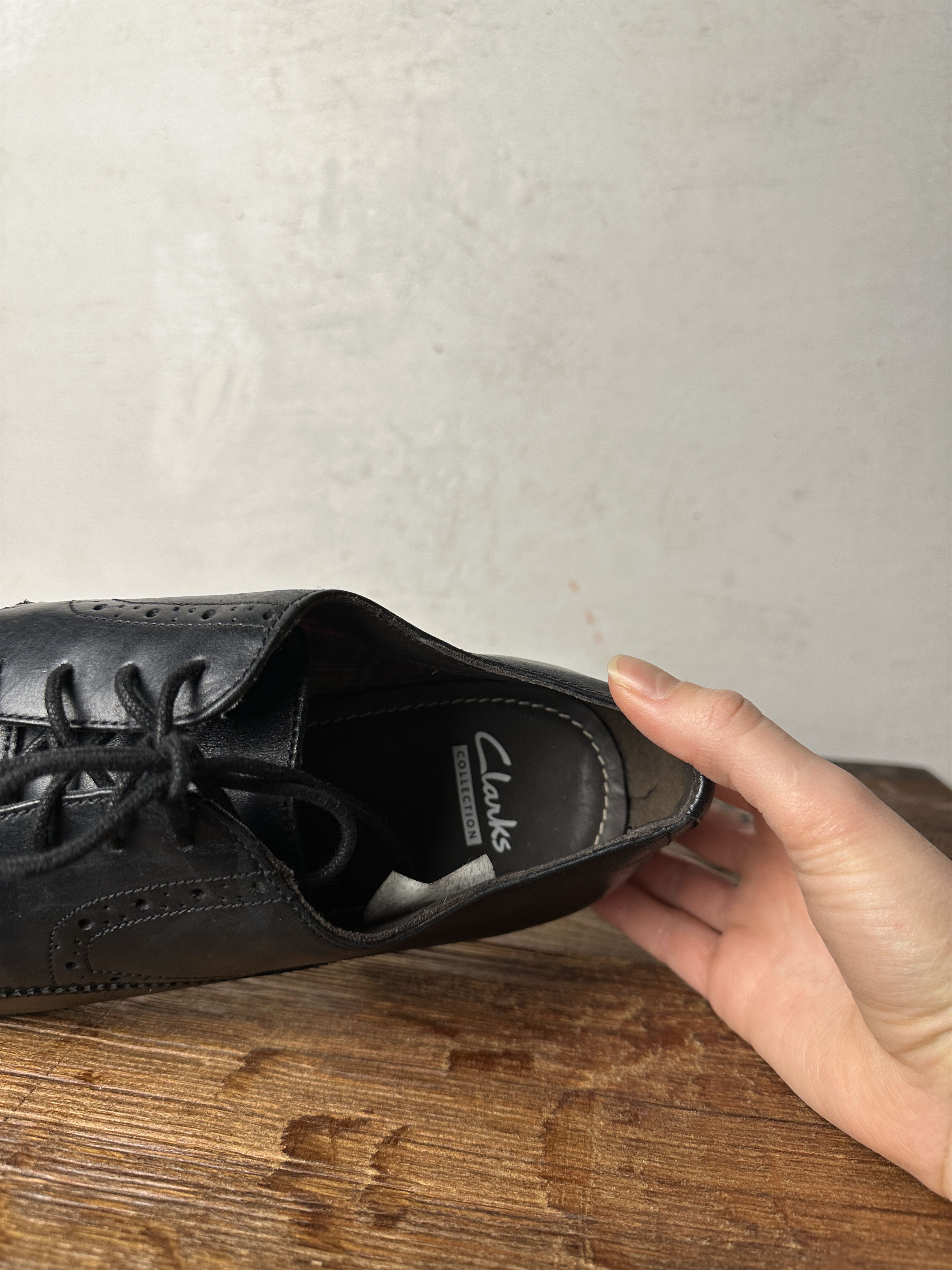 Clarks Casual Leather Clarks Clarkslite Cap Toe Shoes Size US 10.5 / EU 43-44 - 10 Thumbnail