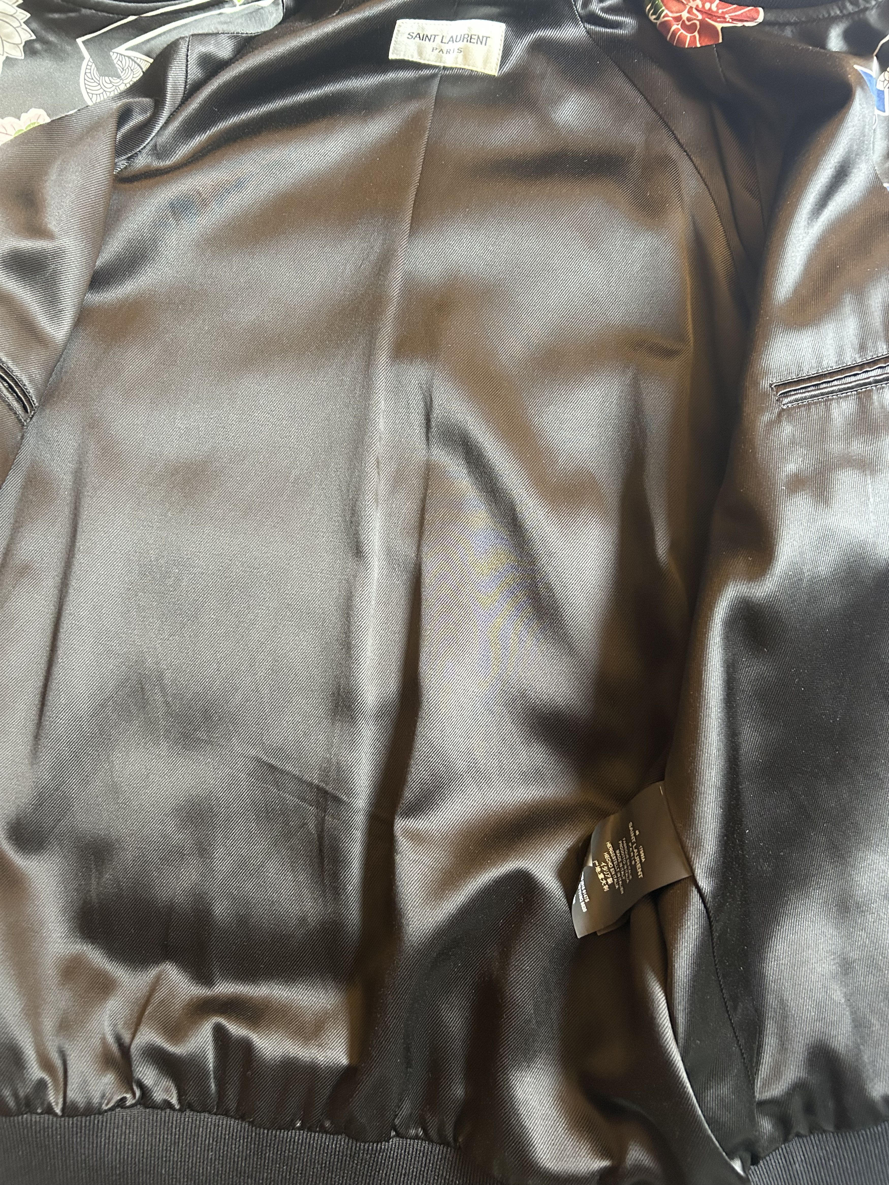 Saint Laurent Paris Viscose Teddy Bomber Size US S / EU 44-46 / 1 - 9 Thumbnail