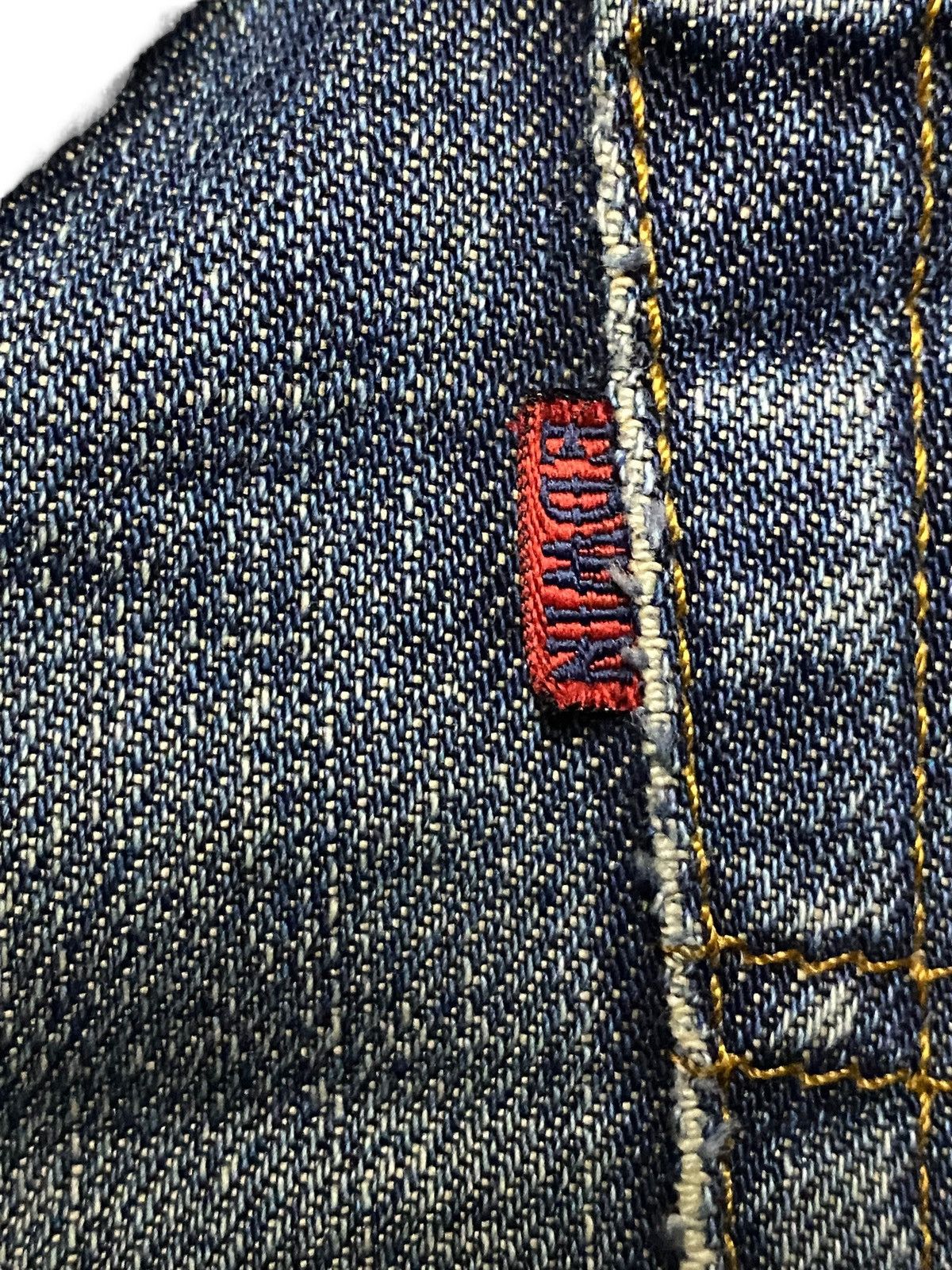 Edwin Vintage Japanese Edwin 503 Distressed Mud Wash Loose Jeans Size US 30 / EU 46 - 14 Thumbnail