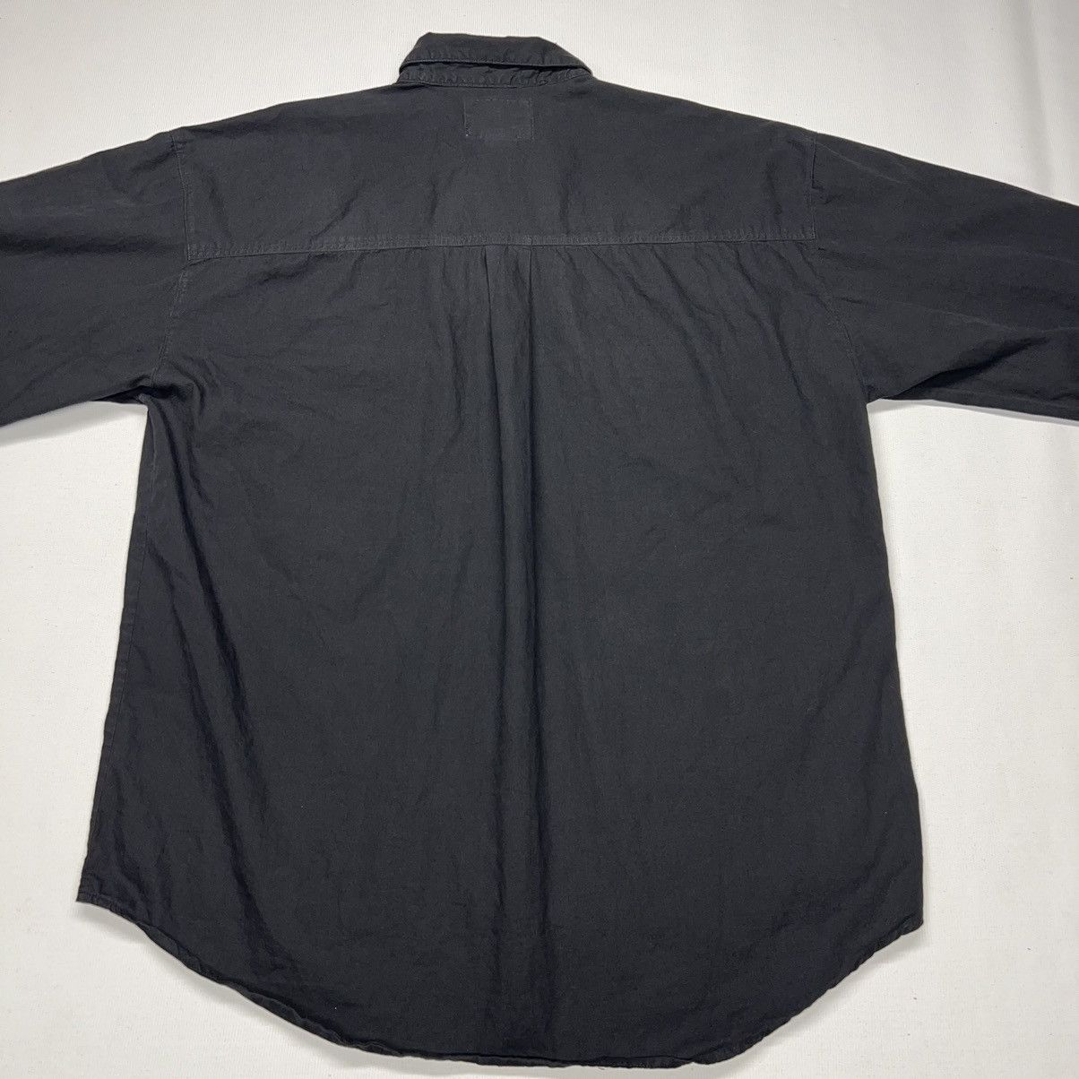 Vintage Vincente Nesi Button Up Shirt Black Pocket Cargo Patch Size US L / EU 52-54 / 3 - 10 Thumbnail