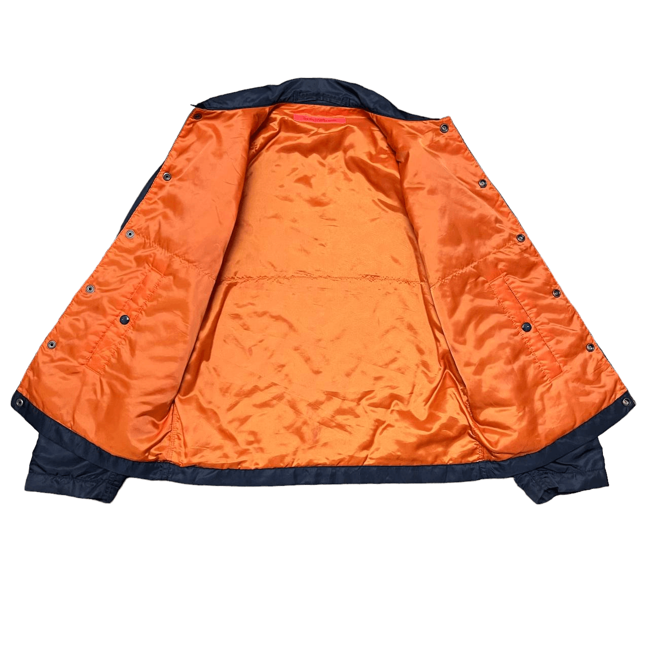 ZUCCa ズッカ 1999/2000 THE YEAR OF CLIMAX Zucca AW1999-2000 'the year of climax' fluorescent orange zip coat