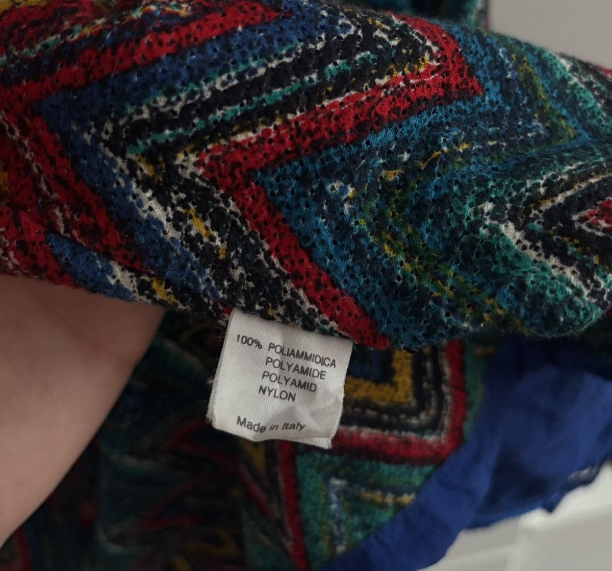 Missoni Vintage Missoni Printed Nylon Jacket Rare Size US XL / EU 56 / 4 - 7 Thumbnail