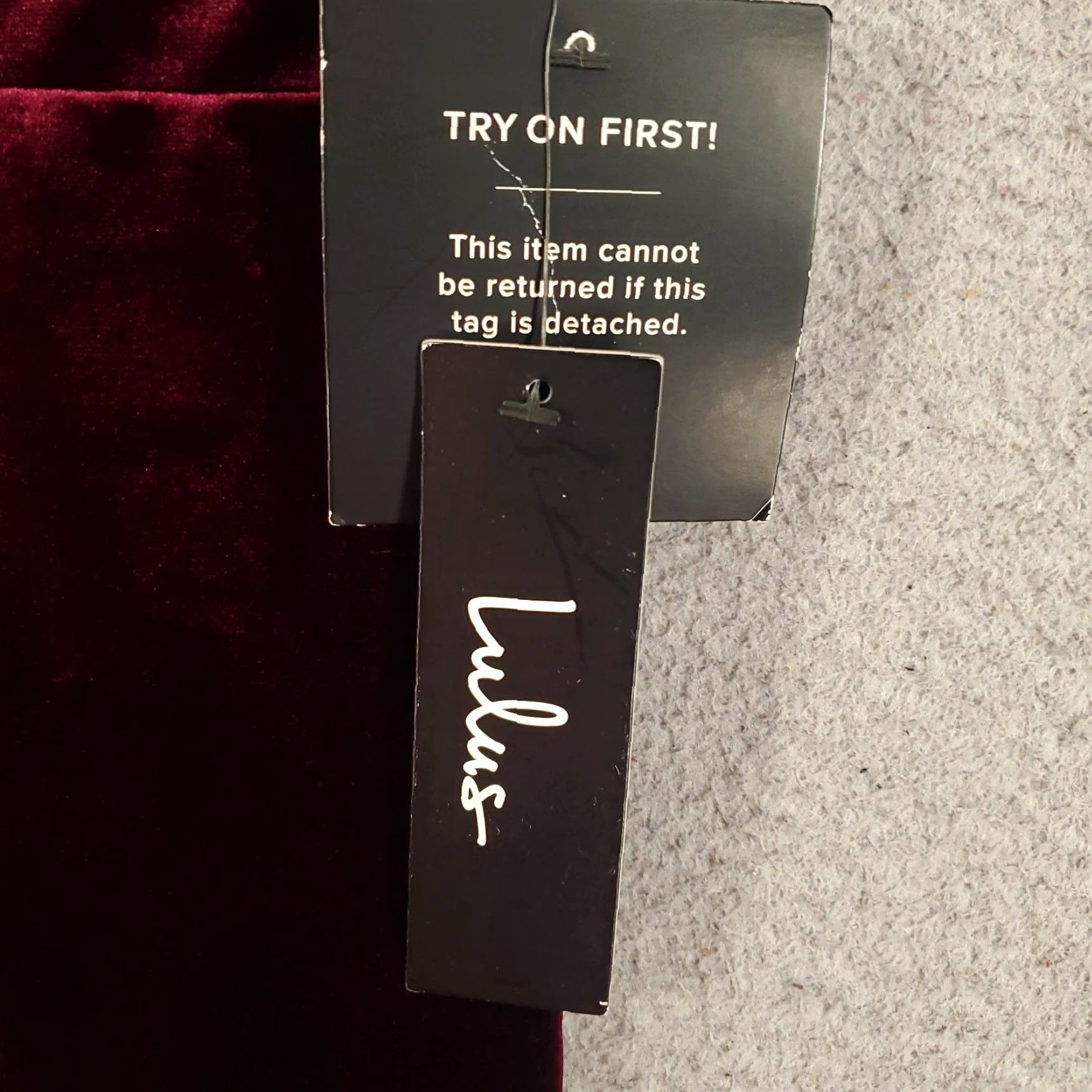 Lulus Lulus Velvet Dress Women Mini Tank Dress Clubwear Party Going Out NWT New Size S / US 4 / IT 40 - 5 Thumbnail