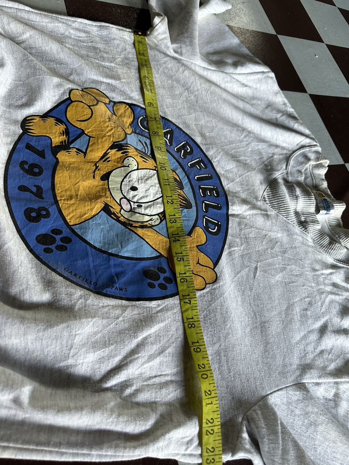 Vintage Vintage 90s Garfield sweatshirt Size US L / EU 52-54 / 3 - 8 Thumbnail