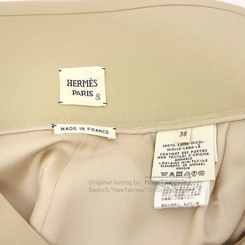 Hermes Hermes Wool Half Skirt Size 25" / US 0 / IT 36 - 3 Thumbnail