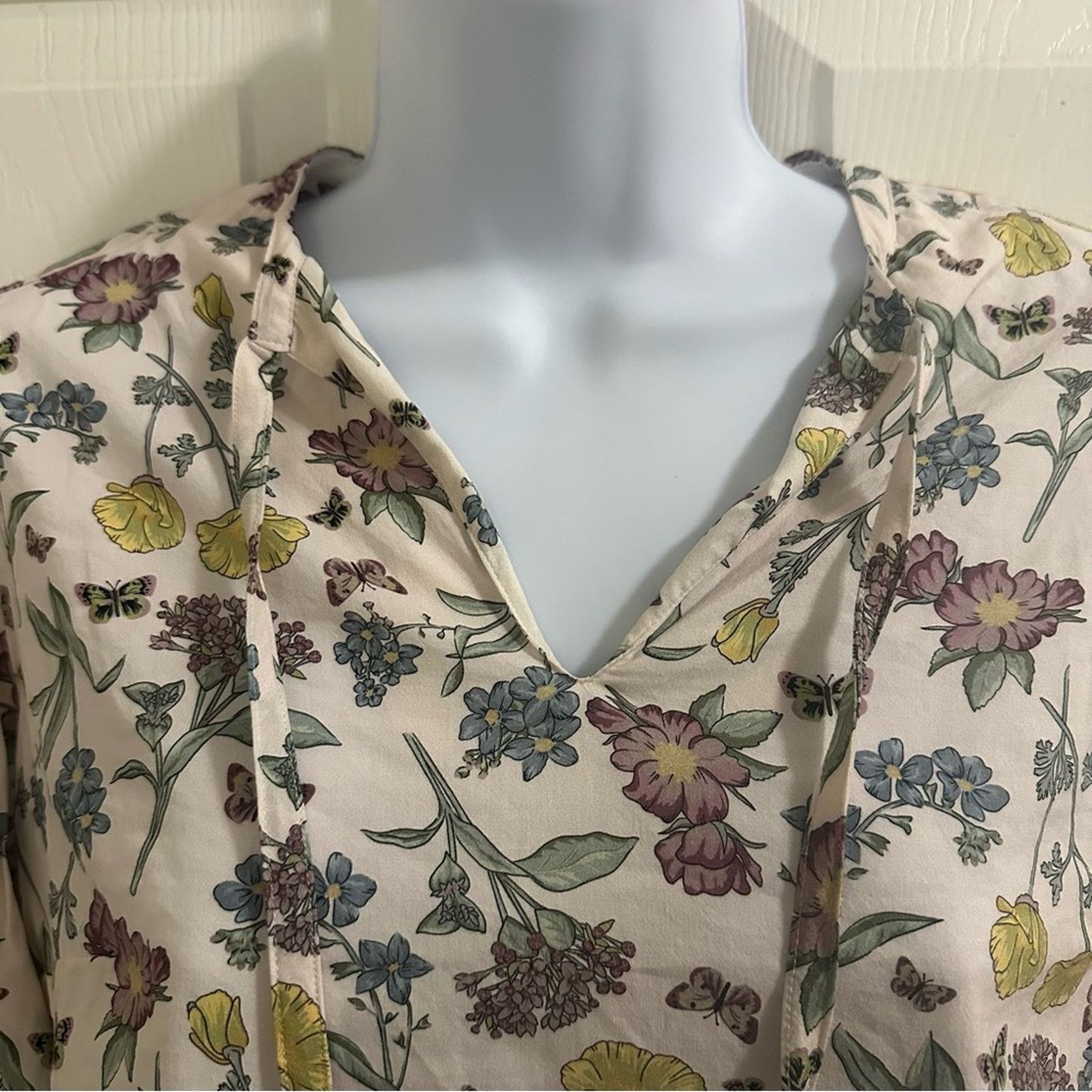 Barbour BARBOUR Esme Floral Long Sleeve Blouse Top Women’s size 4 Size S / US 4 / IT 40 - 2 Thumbnail