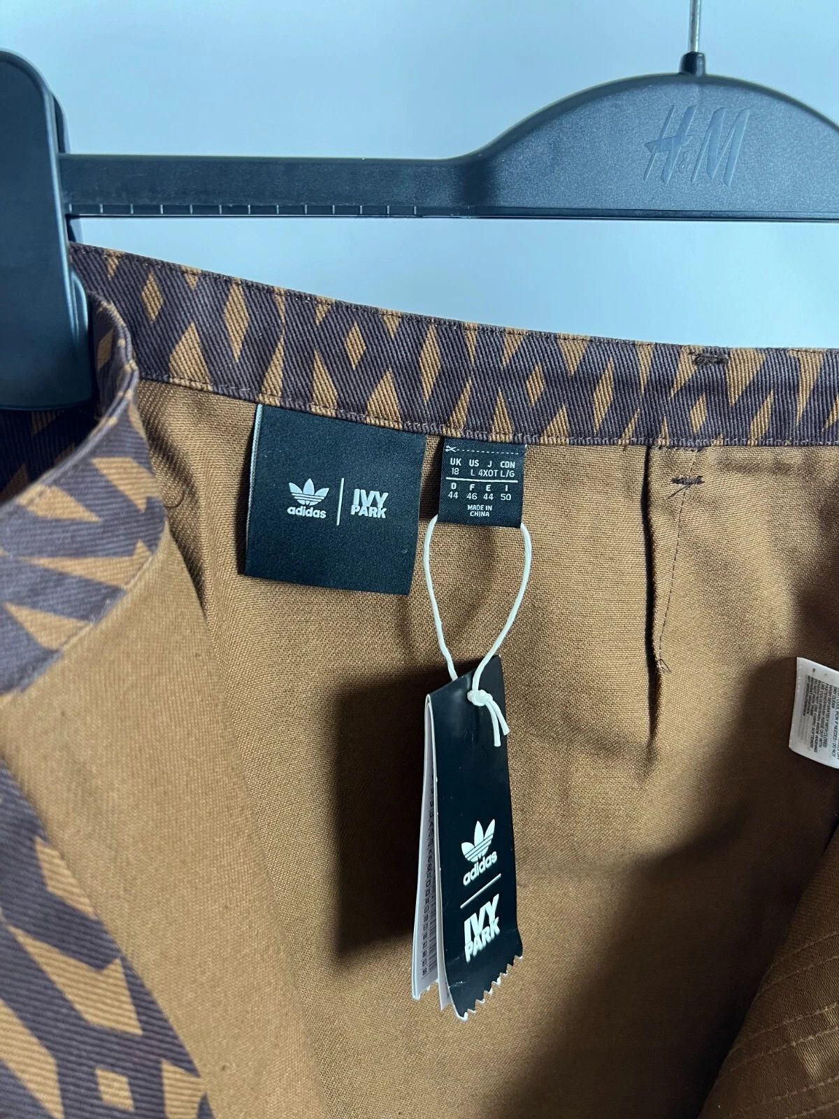 Adidas × Ivy Park Ivy Park X Adidas Monogram Jeans Short Skirt Wild Brown Size 36" / US 14 / IT 50 - 6 Thumbnail