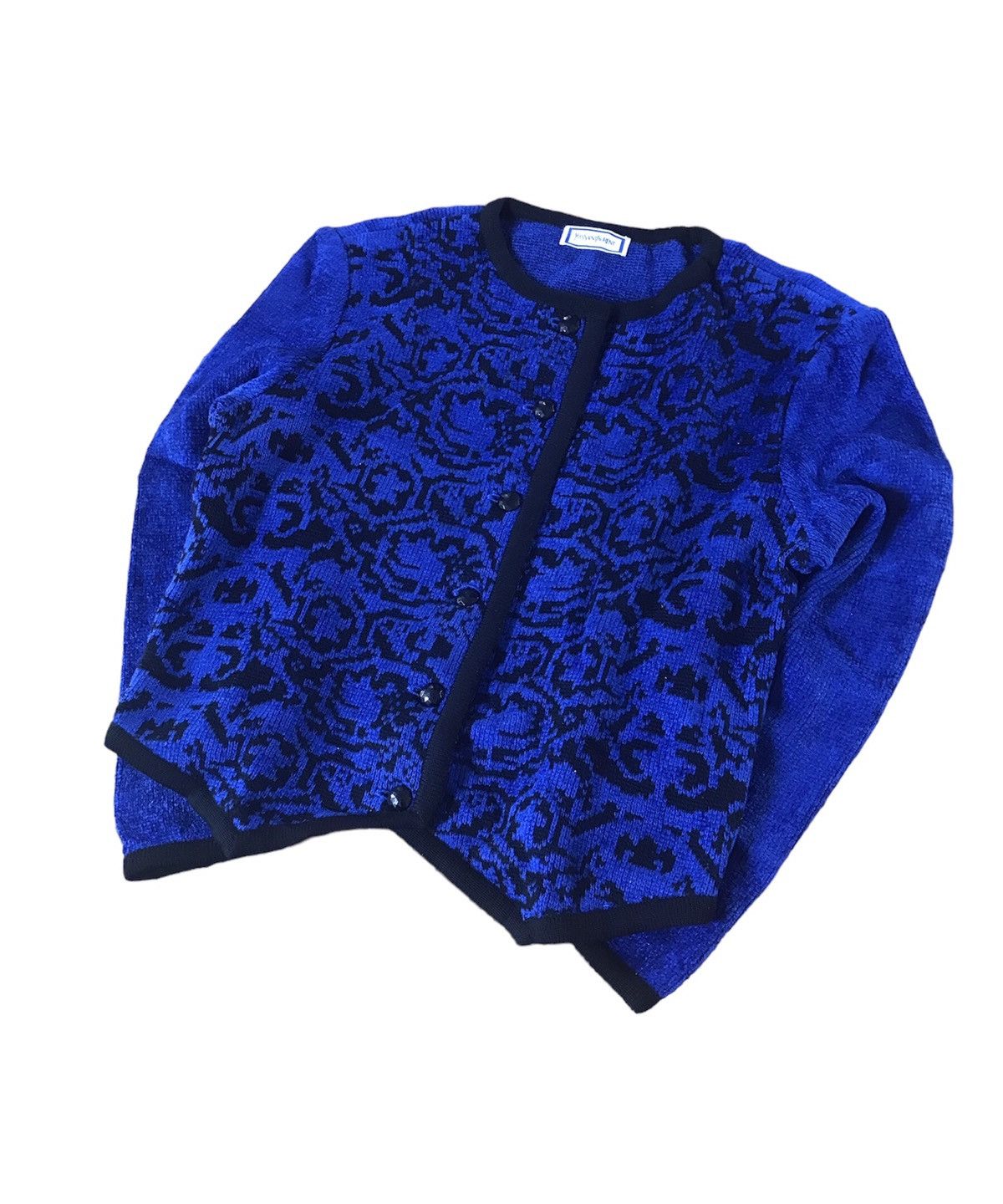 Yves Saint Laurent 🔥🔥🔥 VTG YSL KNITWEAR/CARDIGAN WOMAN JACKET Size US M / EU 48-50 / 2 - 3 Thumbnail