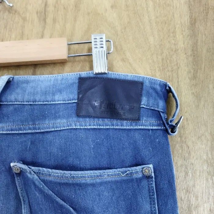 Japanese Brand FIELDCORE STRECTH BLUE SKINNY CARGO PANTS Size US 34 / EU 50 - 9 Thumbnail
