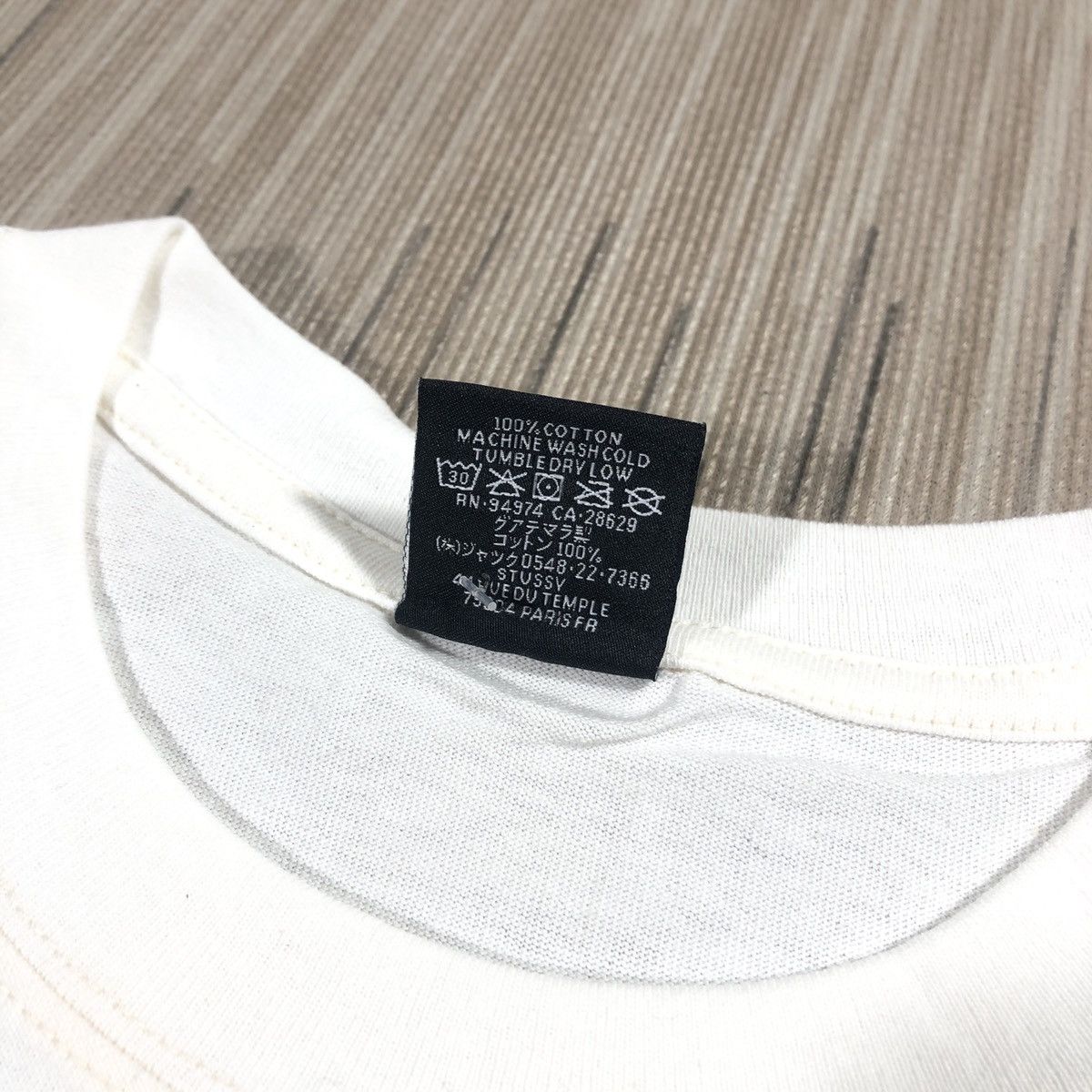 Stussy × Vintage Stussy How We're Livin Tee Size US XL / EU 56 / 4 - 6 Thumbnail