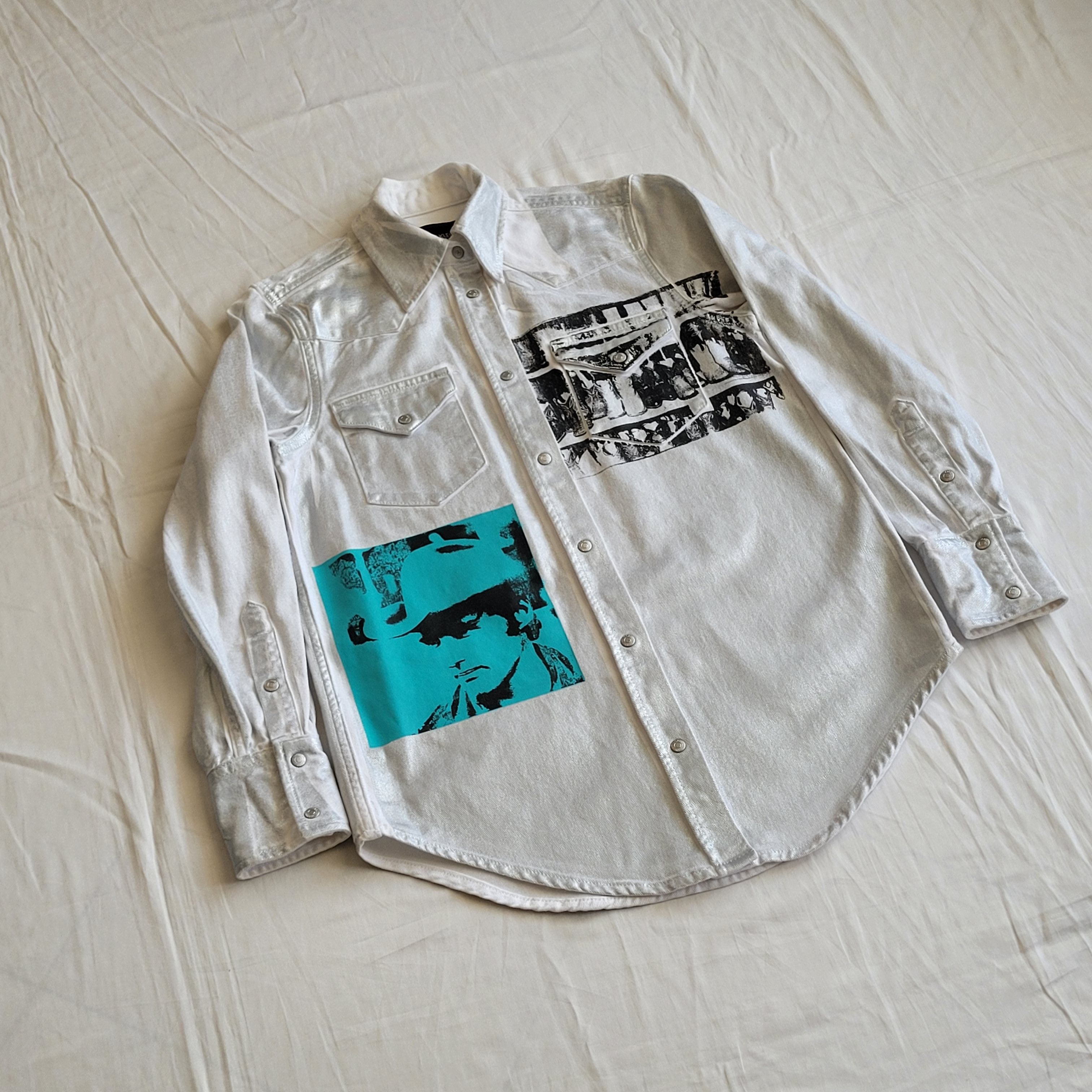Raf Simons Calvin Klein by Raf Simons screenprinted western overshirt Size US XS / EU 42 / 0 - 3 Thumbnail