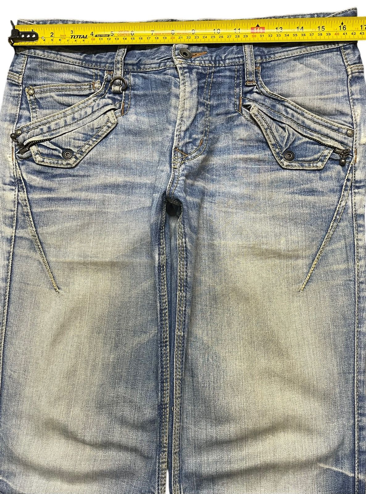 Nicole Club Vintage Nicole Club Mud Wash Faded Whisker Style Loose Jeans Size US 32 / EU 48 - 11 Thumbnail