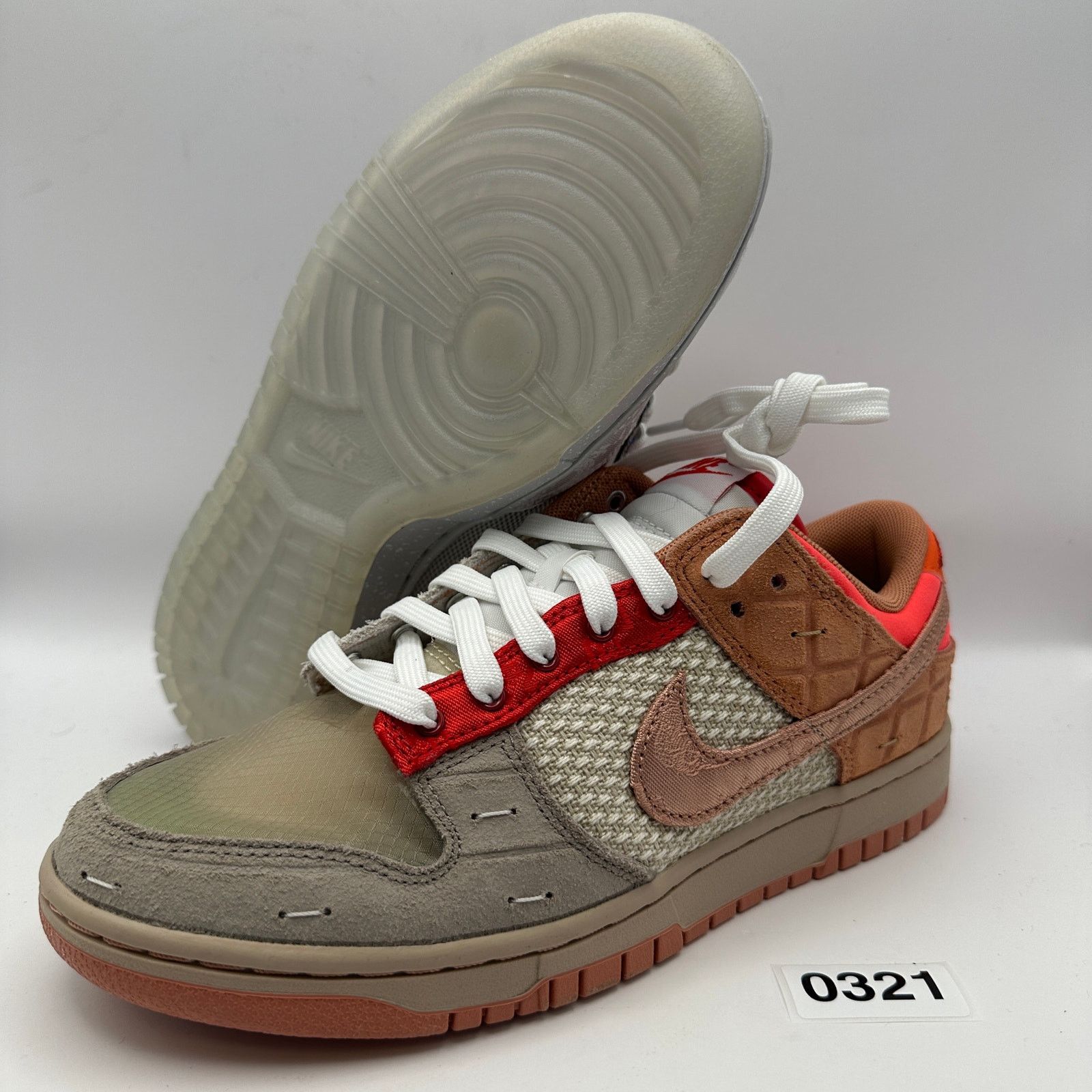 NIKE x CLOT Men's 7 Dunk Low FN0316-999 Multicolor