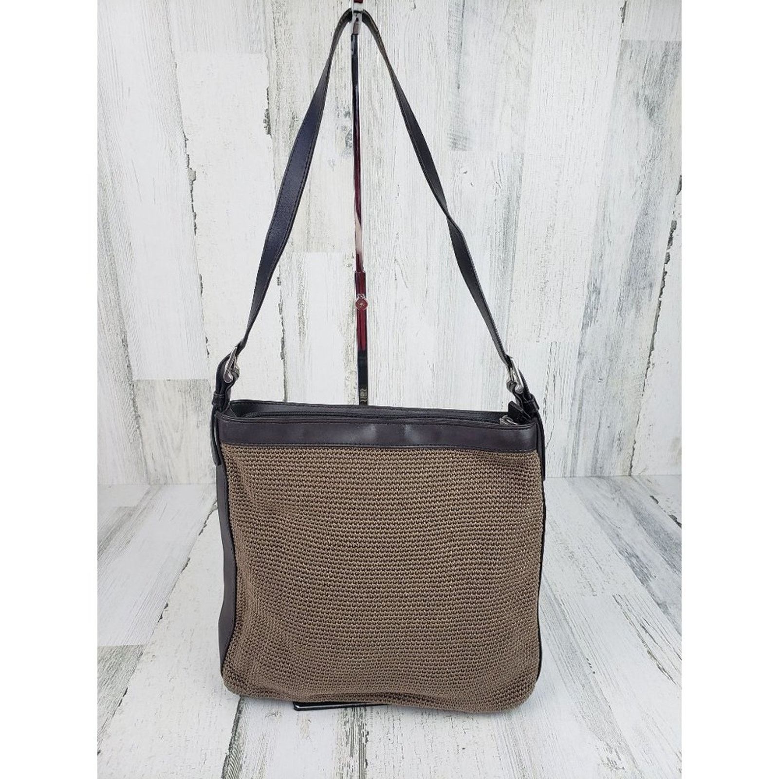 The Sak The Sak Elliot Lucca Brown Crochet Shoulder Bag Purse Size ONE SIZE - 4 Thumbnail