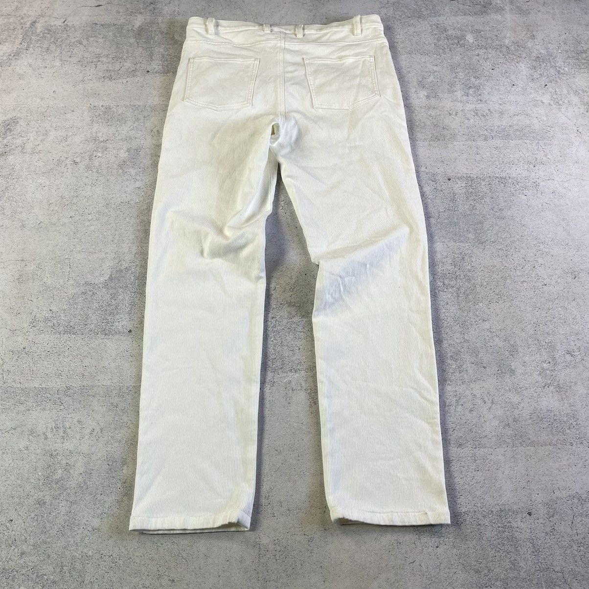 A.P.C. A.P.C. Rue Madame Paris Cream White Stretch Pants Size US 30 / EU 46 - 8 Thumbnail