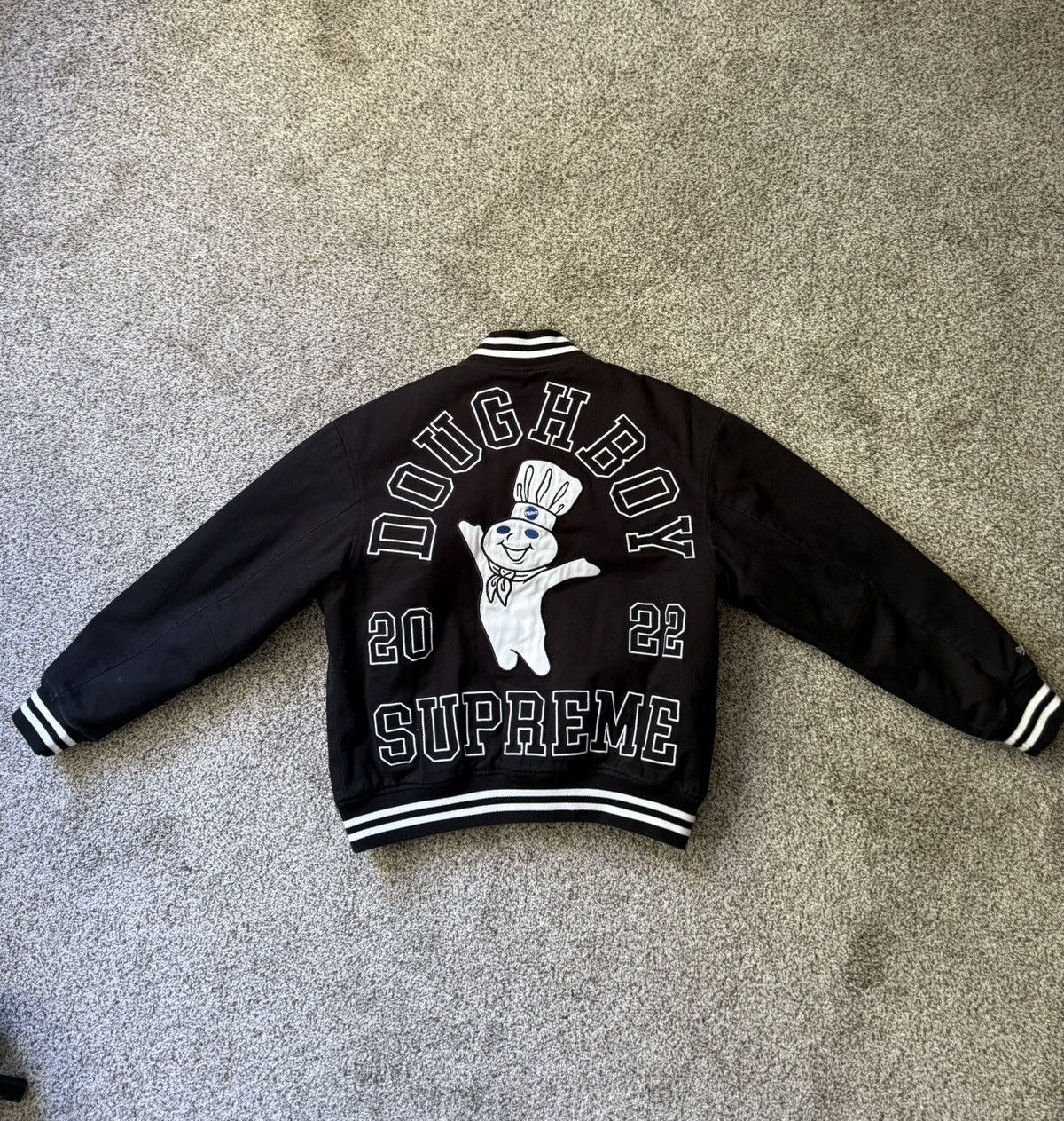 Mitchell & Ness × Supreme Supreme x Mitchell & Ness Doughboy Twill Varsity Jacket Size US S / EU 44-46 / 1 - 4 Thumbnail