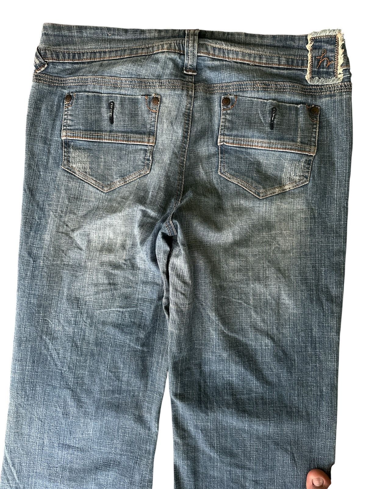 Kapital Flare 90s Style Hydraulic Denim 34x43 Size US 34 / EU 50 - 3 Thumbnail
