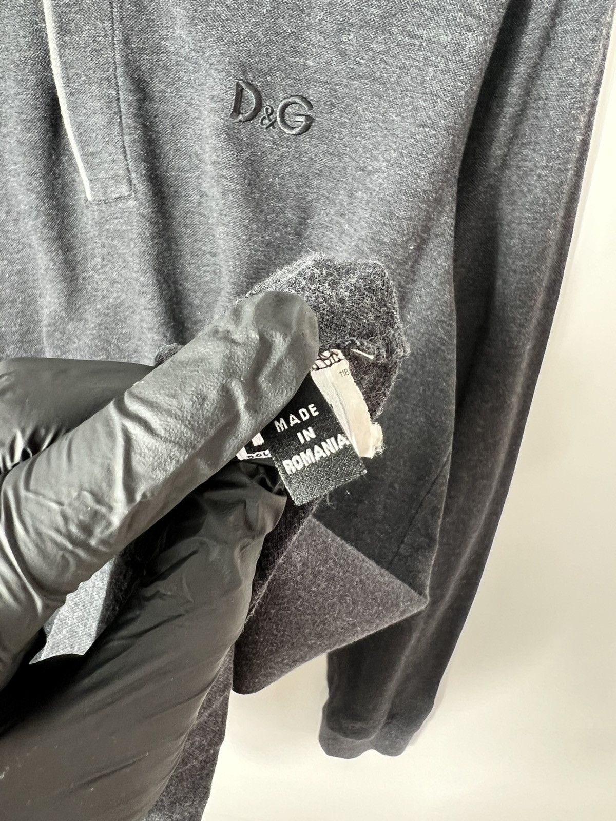 Dolce & Gabbana Vintage luxury streetwear Dolce Gabbana Long Sleeve Polo Size US L / EU 52-54 / 3 - 6 Thumbnail