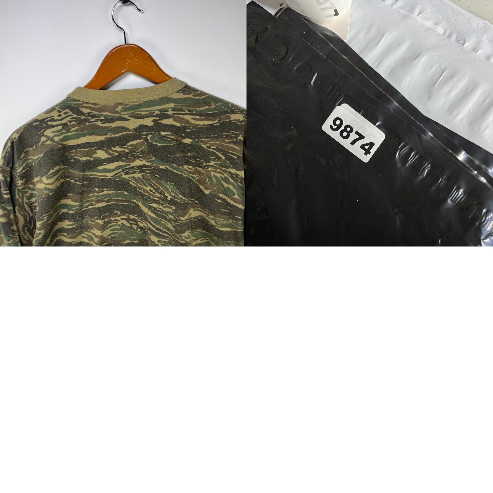 Vintage VINTAGE 90s Desert Camo T-Shirt XL Mens Camouflage Cotton Short Sleeve Crew Neck Green 90s Nature All Seasons Pockets Vintage Size US XL / EU 56 / 4 - 8 Thumbnail