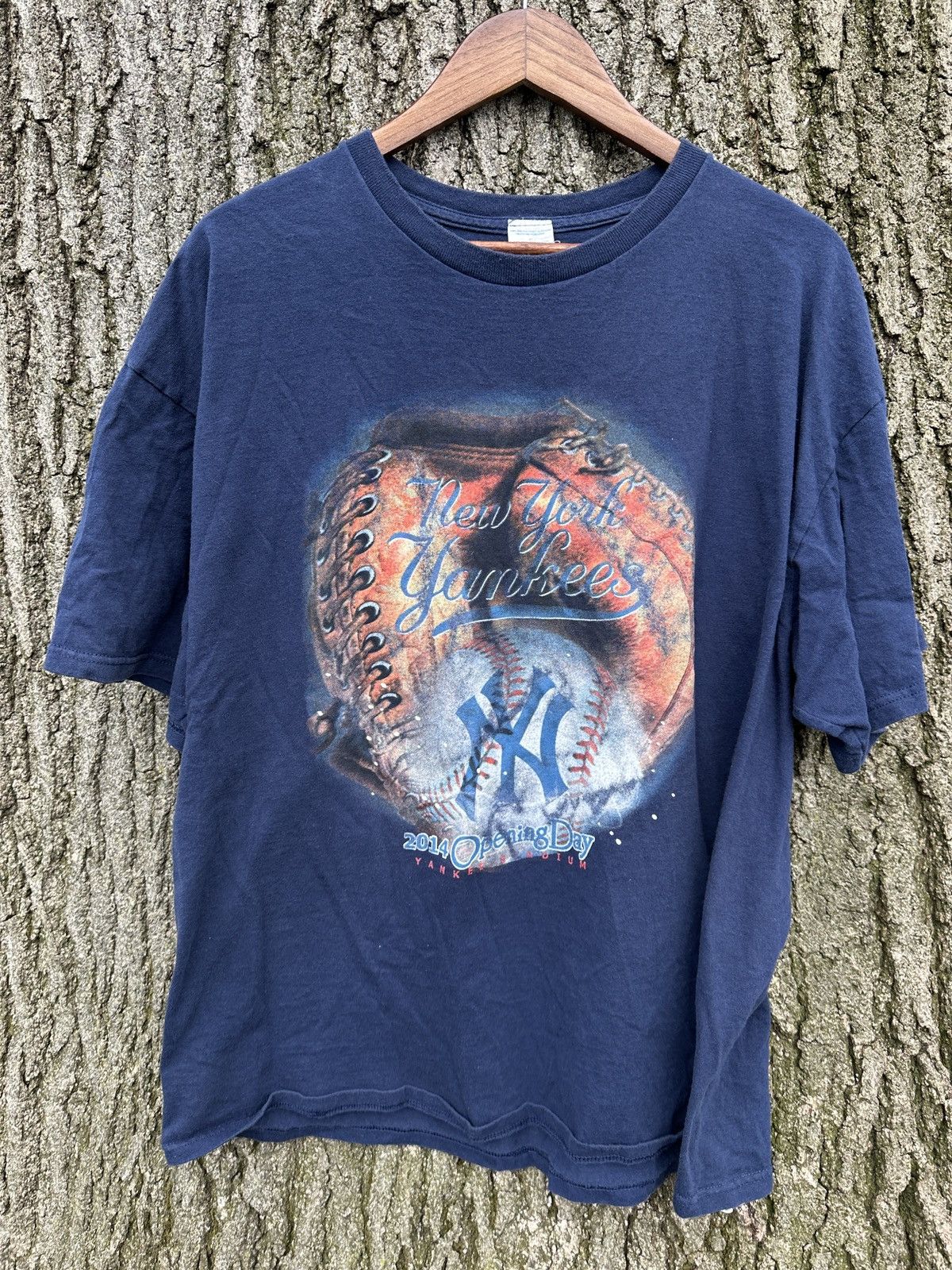 New York Yankees × Vintage Vintage 2014 New York Yankees Opening Day Derek Jeter Tee Size US XXL / EU 58 / 5 - 1 Thumbnail
