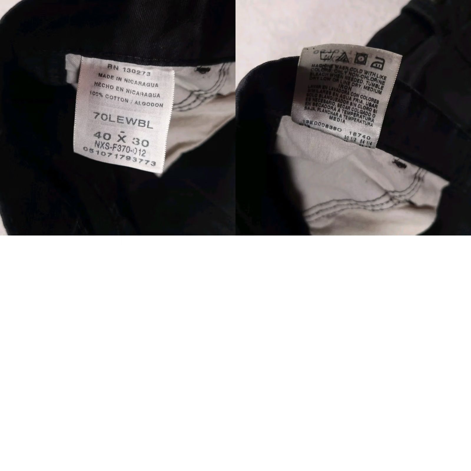 Wrangler Wrangler Regular Fit Cargo Pants Mens 40X30 Black Workwear Straight Fit Size US 40 / EU 56 - 10 Thumbnail