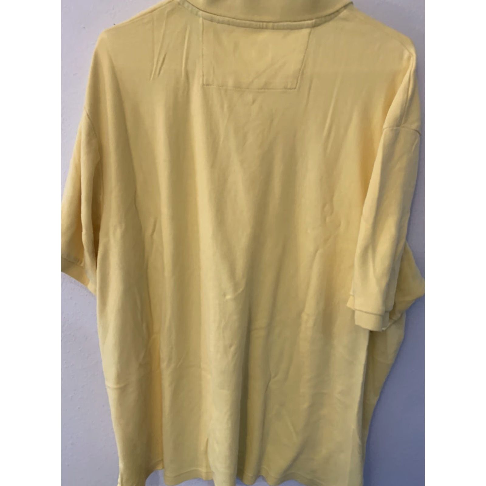 Ralph Lauren VINTAGE Chaps Ralph Lauren Yellow Men's Short Sleeve Polo Shirt XL Size US XL / EU 56 / 4 - 4 Thumbnail