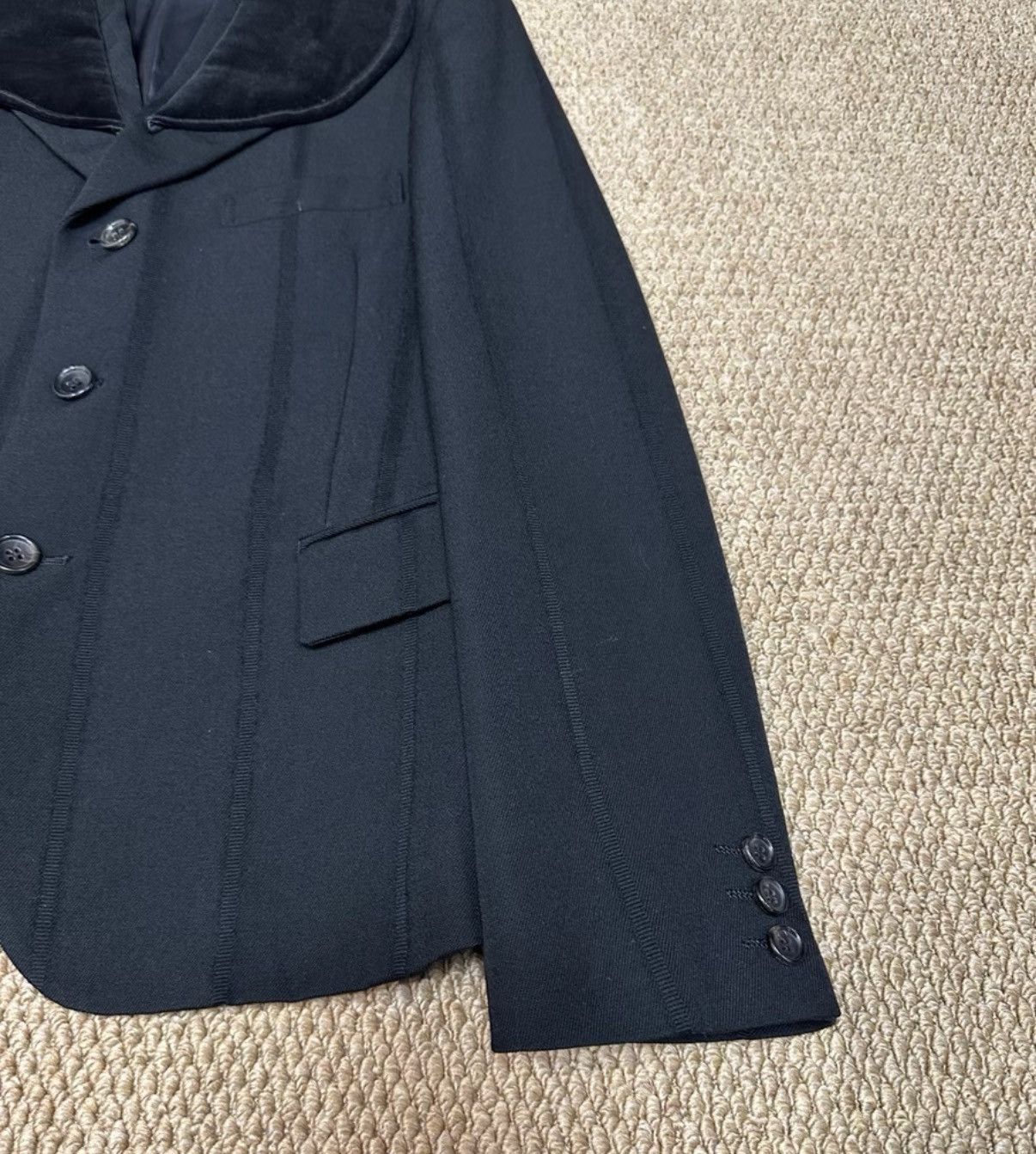 Comme des Garcons Comme des Garçons Velvet Jacket with Heart Collar K23 Size M / US 6-8 / IT 42-44 - 2 Thumbnail