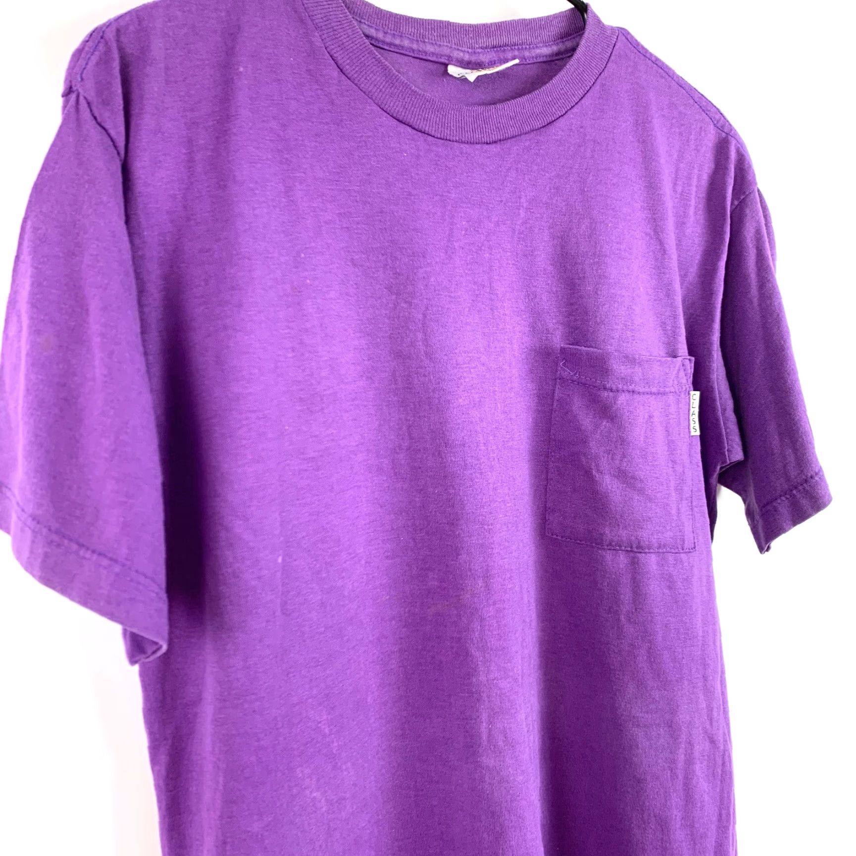 Vintage VINTAGE Classic II Purple Pocket Tee Shirt Adult M Purple 1980s Grunge Mens Womens Unisex Pocket Tee Size US M / EU 48-50 / 2 - 3 Thumbnail