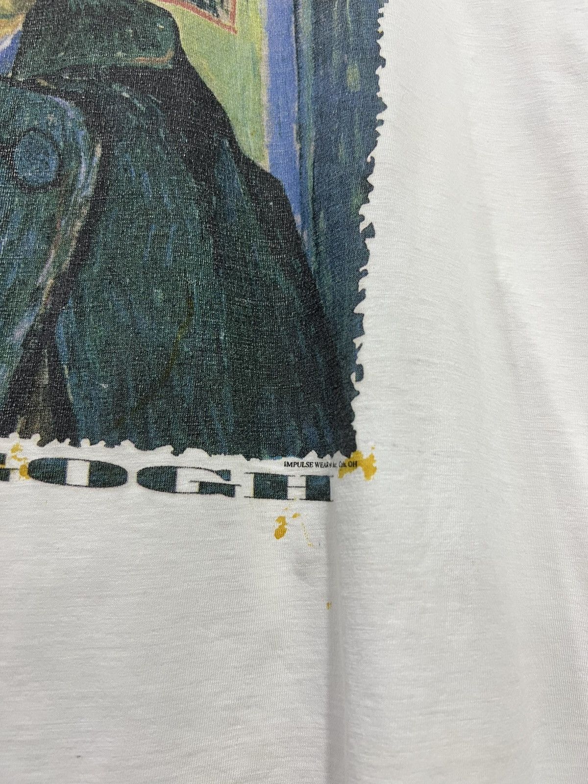 Arts & Science Vintage 90s Van Gogh Potrait Art Boxy Tshirt Size US M / EU 48-50 / 2 - 3 Thumbnail