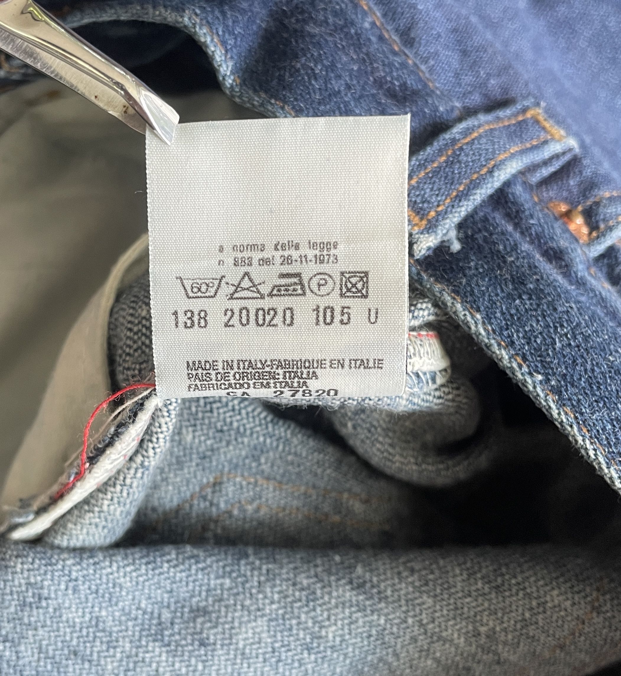 Helmut Lang HELMUT LANG 1996 Straight Leg Denim Size US 27 - 8 Thumbnail
