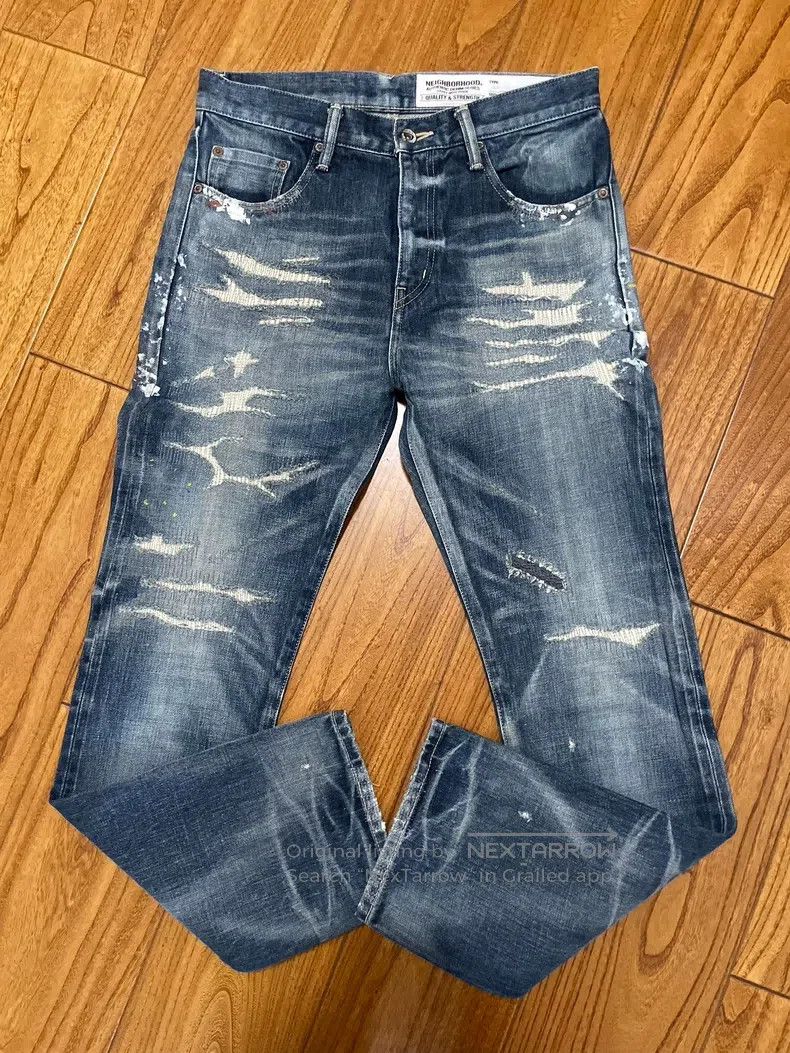 Neighborhood Neighborhood size M 16SS KNOCK DOWN Washed Cut King of Den Size US 27 - 4 Thumbnail