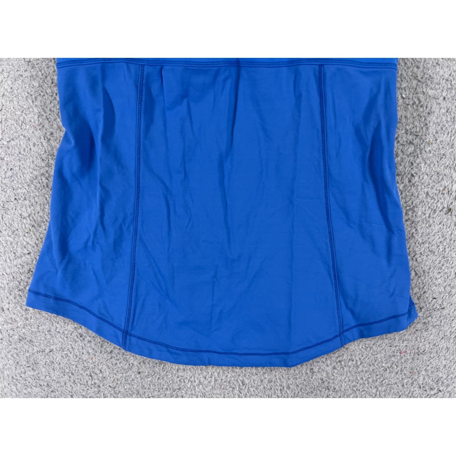 Lululemon Lululemon Shirt Women 6 Blue Zippy Run Tank Pockets Luxtreme Fabric Power Size M / US 6-8 / IT 42-44 - 5 Thumbnail