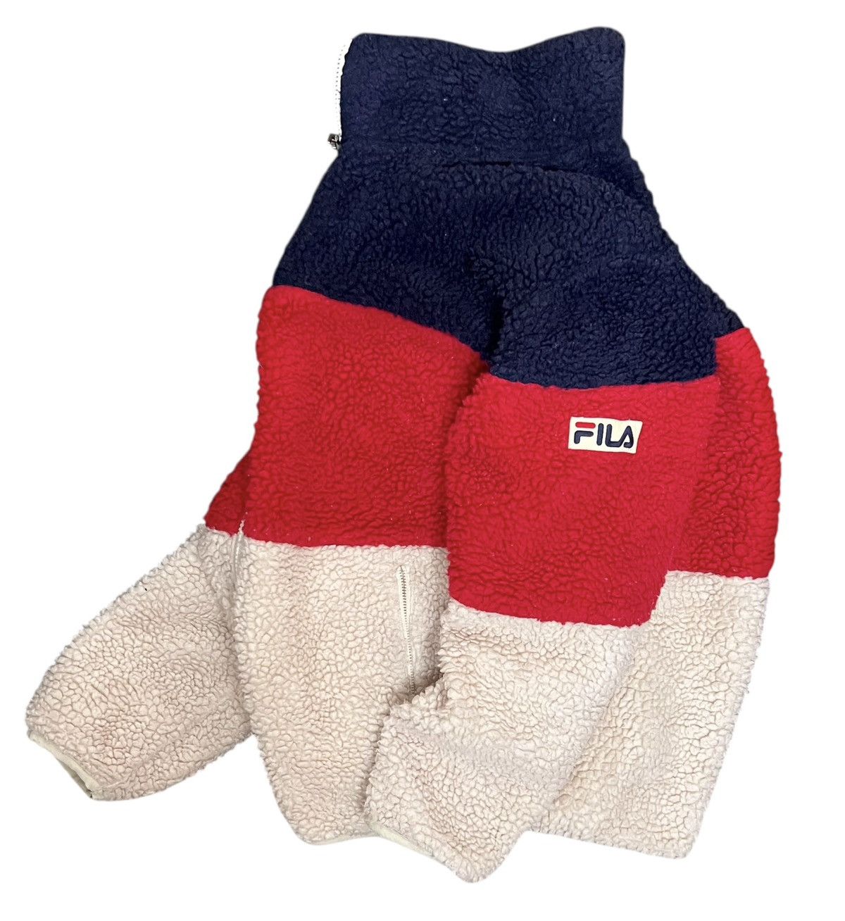 Fila 🔥HOT DROPS🔥 Fila Fleece Sweatshirt Outerwear Zipper Size US L / EU 52-54 / 3 - 1 Thumbnail