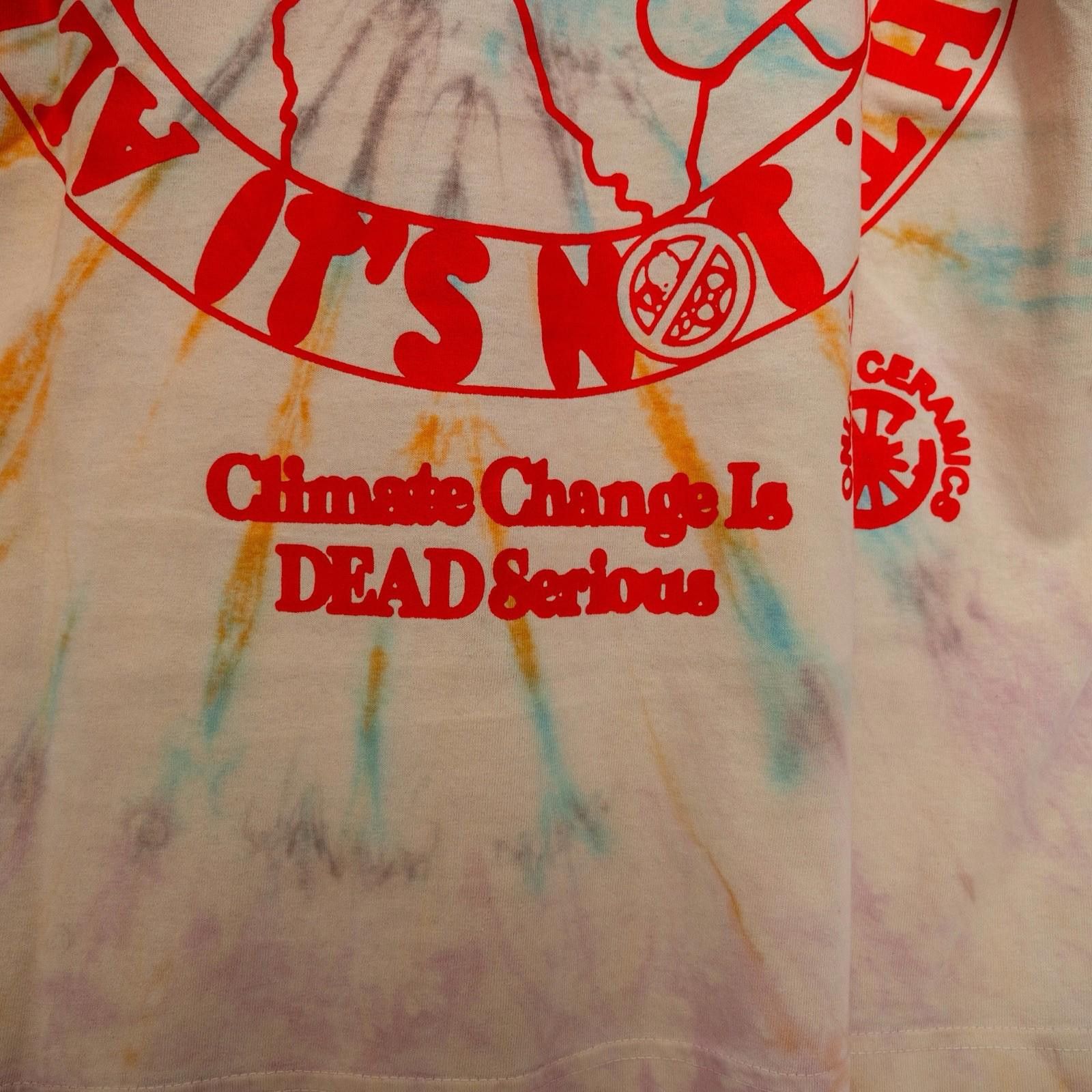 Online Ceramics Online Ceramics Climate Change Shirt | Medium | Tie Dye Size US M / EU 48-50 / 2 - 8 Thumbnail