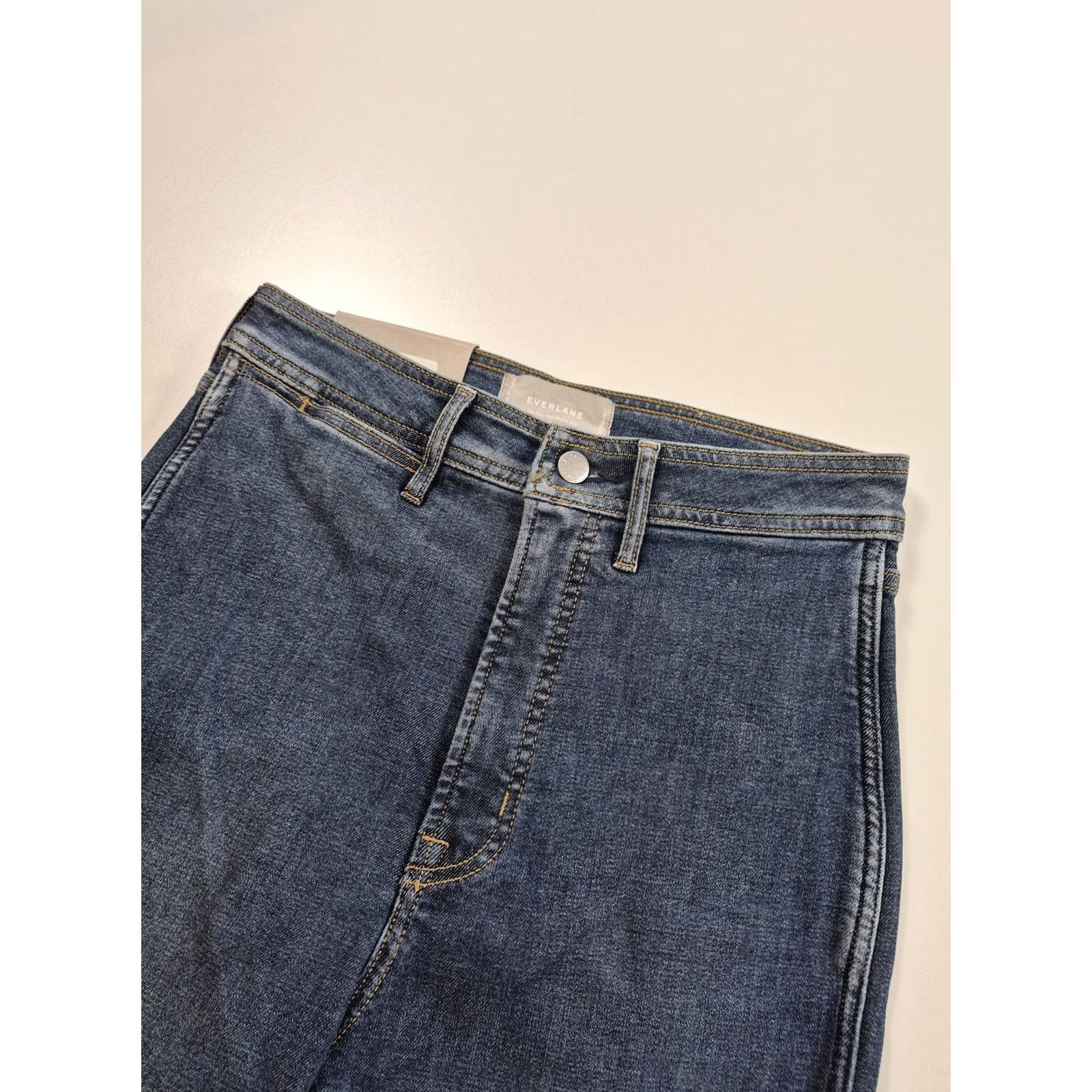 Everlane VINTAGE Everlane The Way-High Skinny Jeans Womens 29 Blue High Rise Stretch Size 29" - 2 Thumbnail