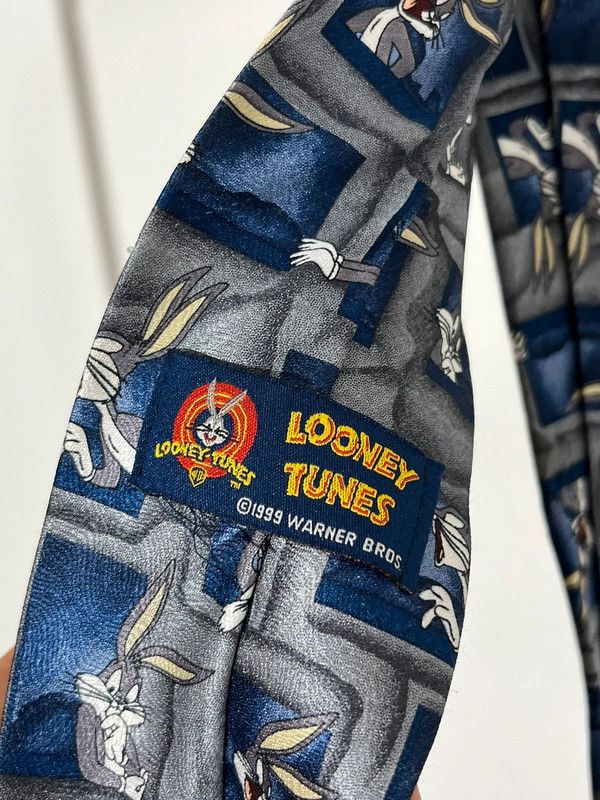 Cartoon Network × Vintage Looney Tunes Bugs Bunny 1999 vintage tie Size ONE SIZE - 2 Thumbnail